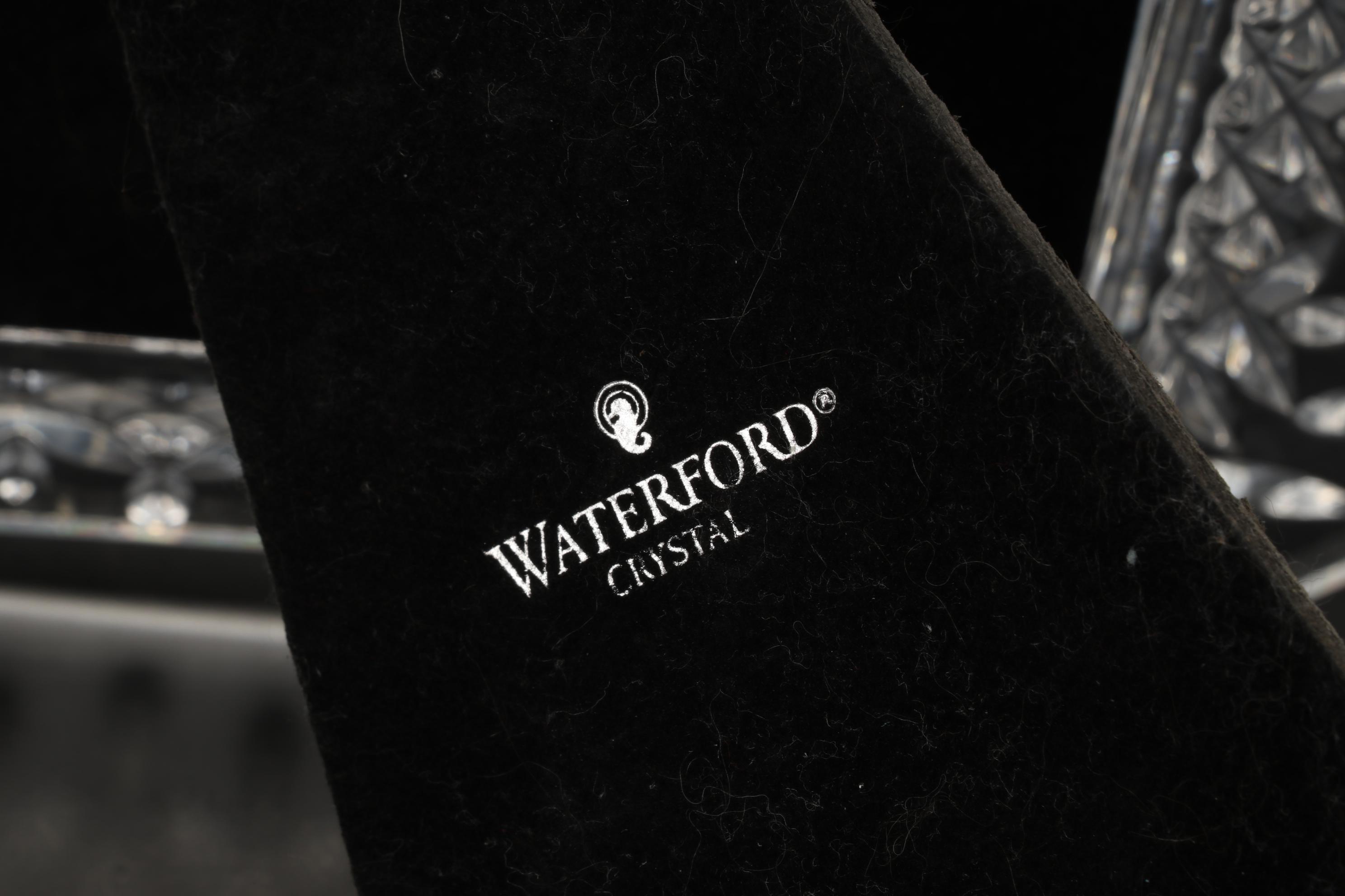 Waterford Crystal Candlesticks and Frame with Marquis Vanity Accessories