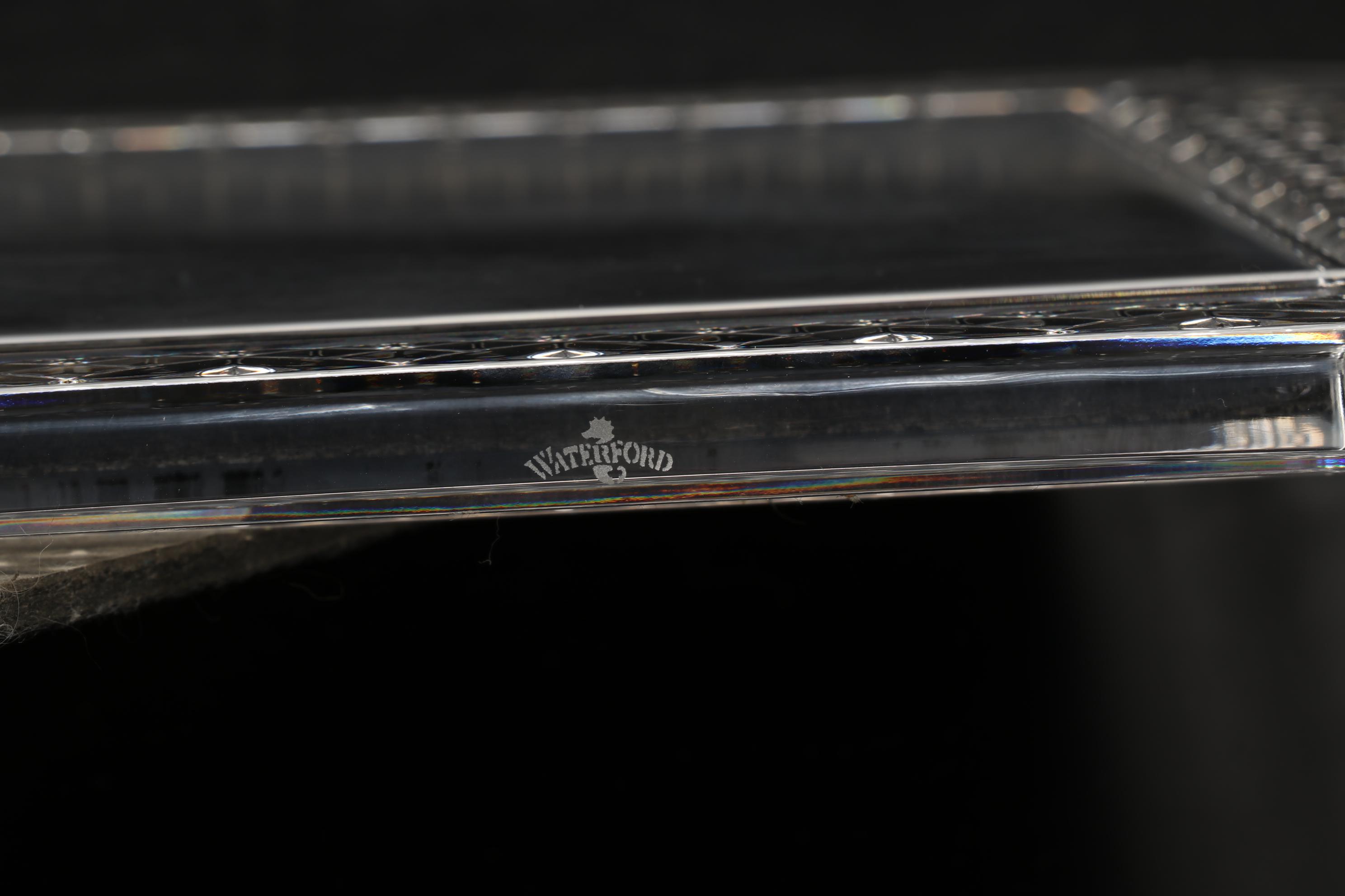 Waterford Crystal Candlesticks and Frame with Marquis Vanity Accessories