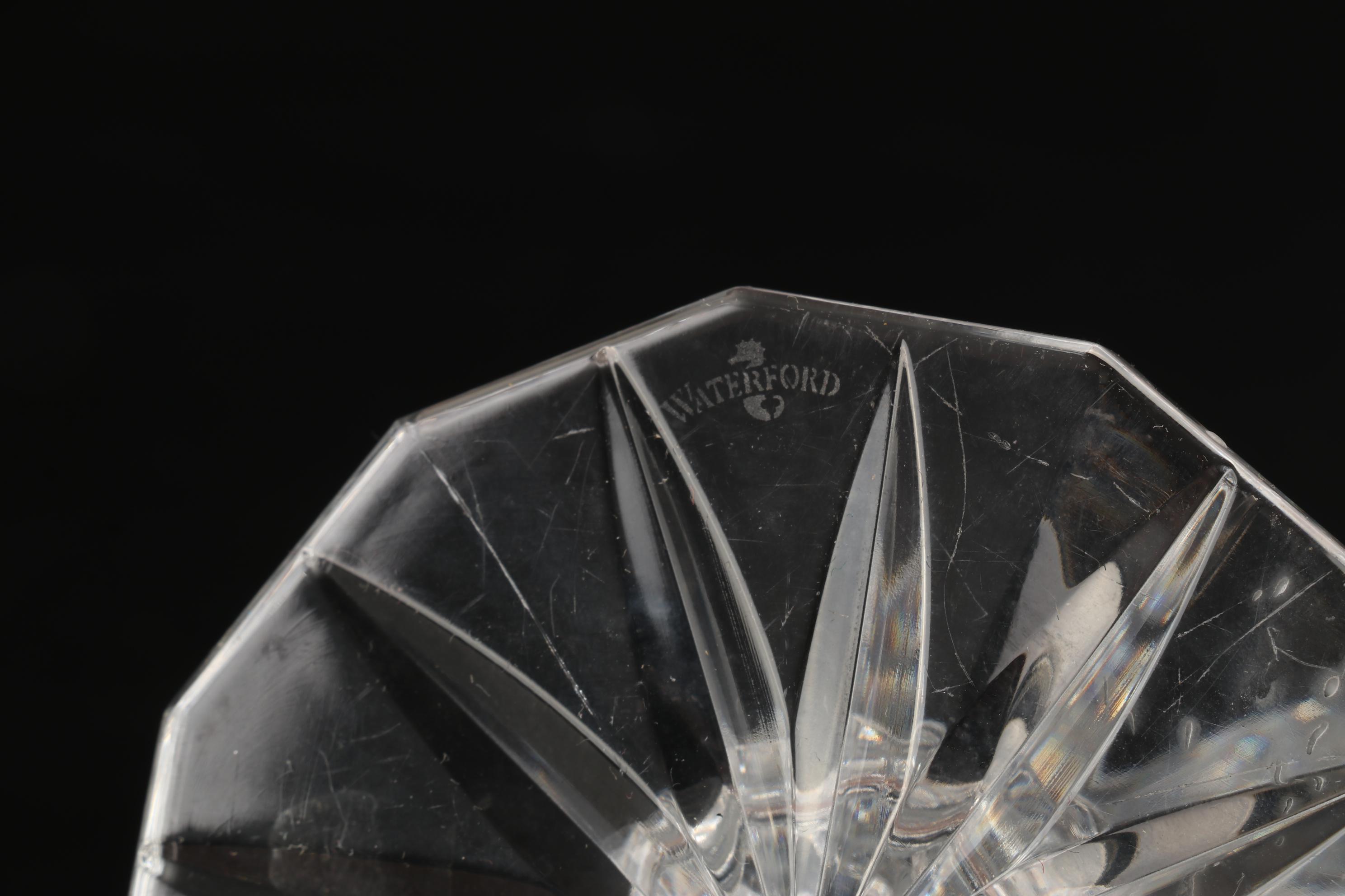 Waterford Crystal Candlesticks and Frame with Marquis Vanity Accessories