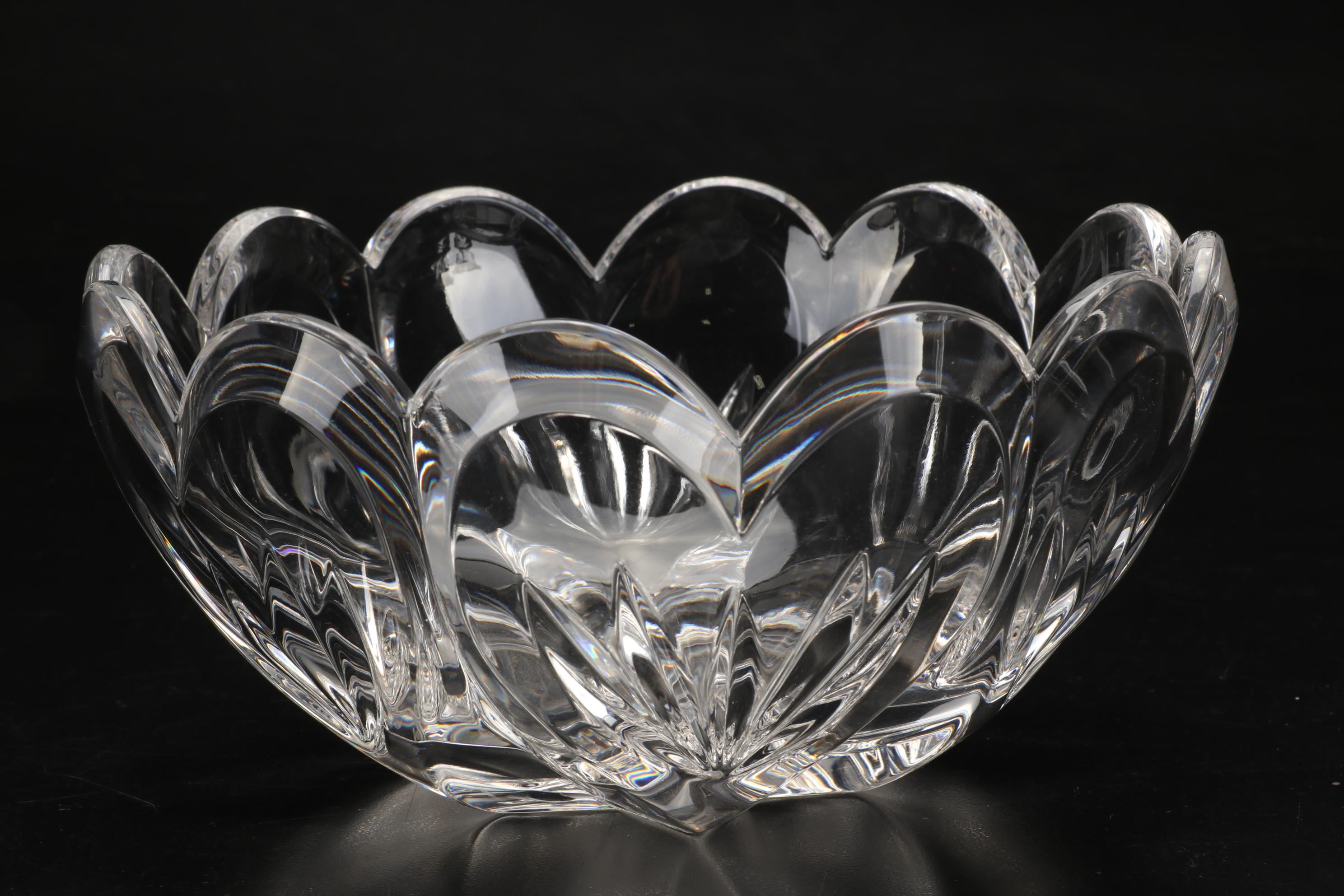 Waterford Crystal Candlesticks and Frame with Marquis Vanity Accessories