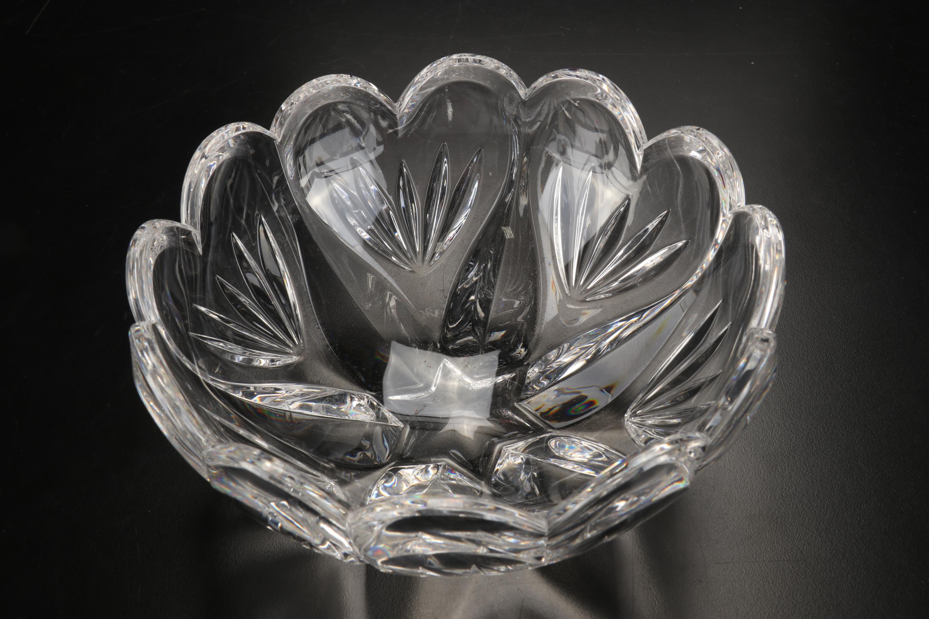 Waterford Crystal Candlesticks and Frame with Marquis Vanity Accessories