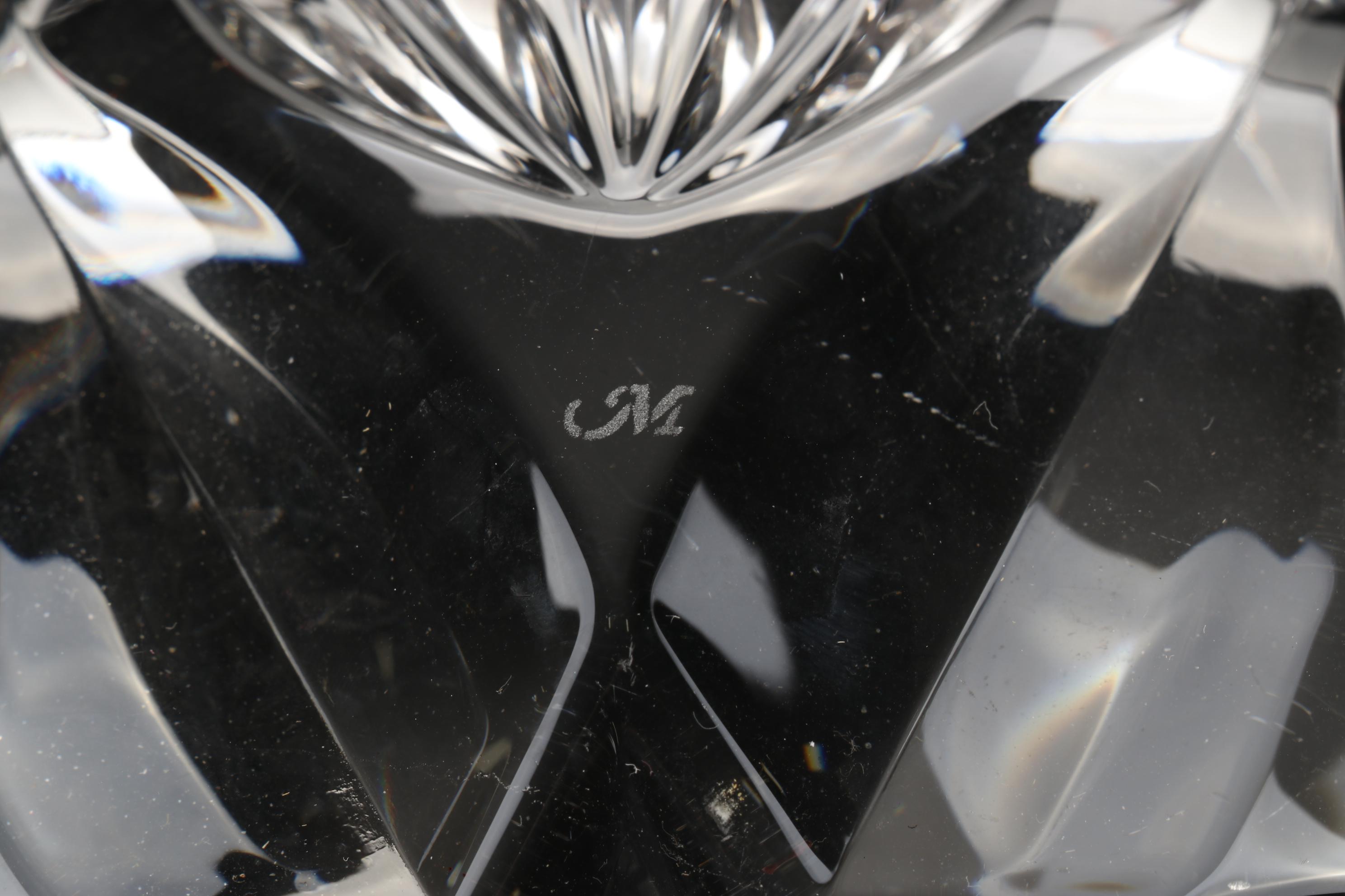 Waterford Crystal Candlesticks and Frame with Marquis Vanity Accessories