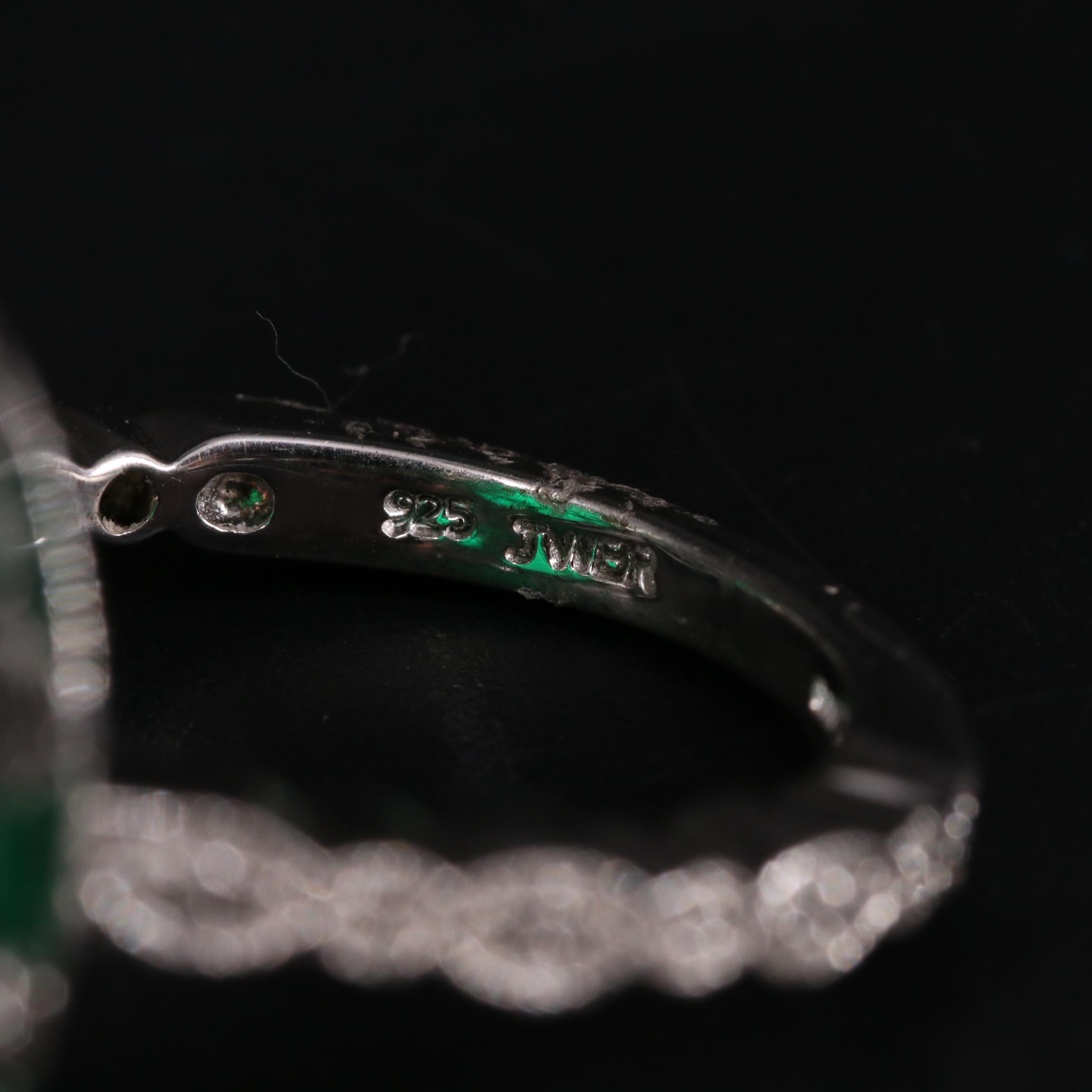 Sterling Silver Double Quartz Cocktail Ring