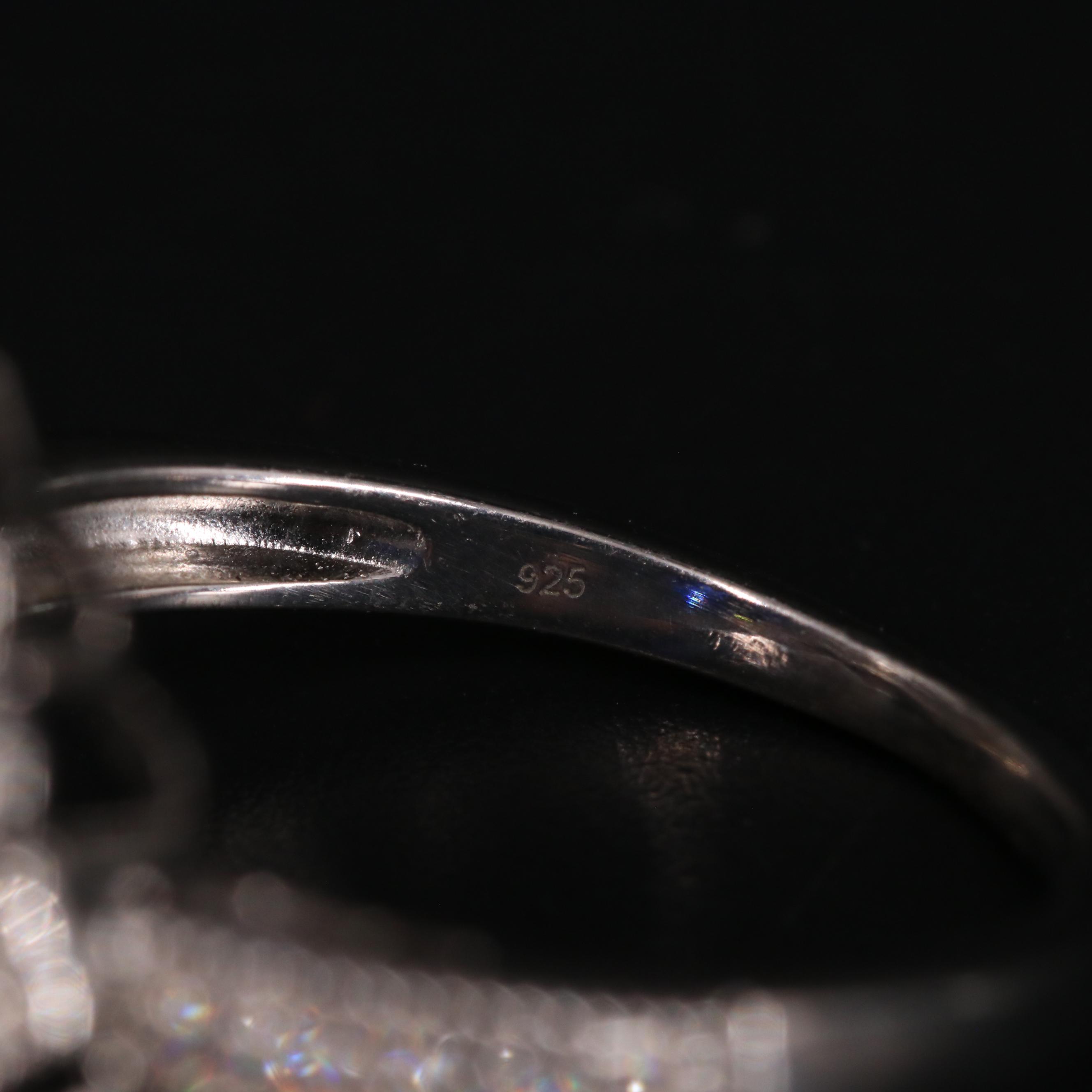 Sterling Silver Sapphire Ring