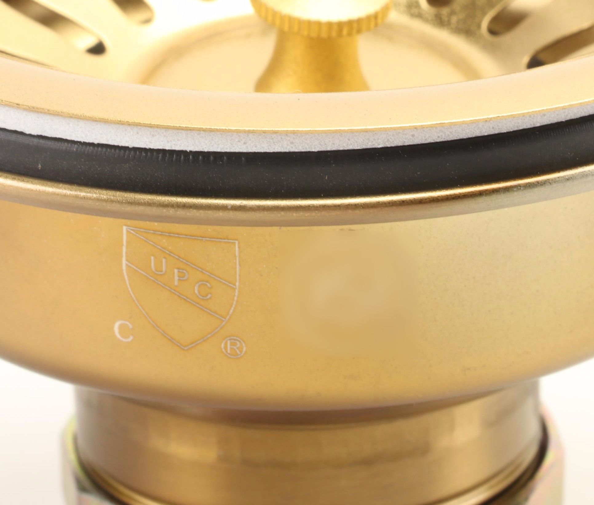 Brushed Gold Pull Down Kitchen Faucet and Strainer Sink Basket