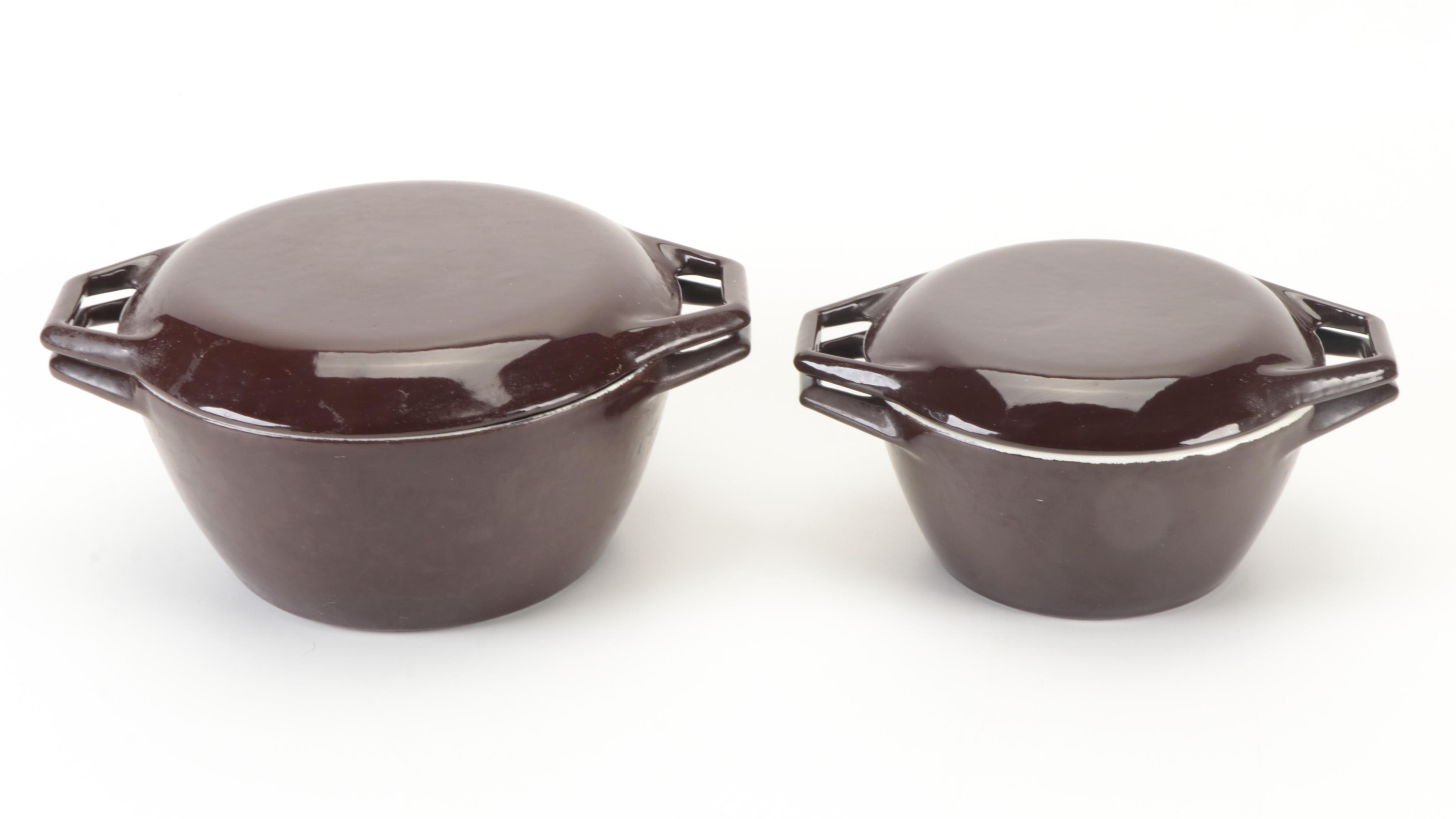 Le Creuset and Copco Enameled Cast Iron Cookware