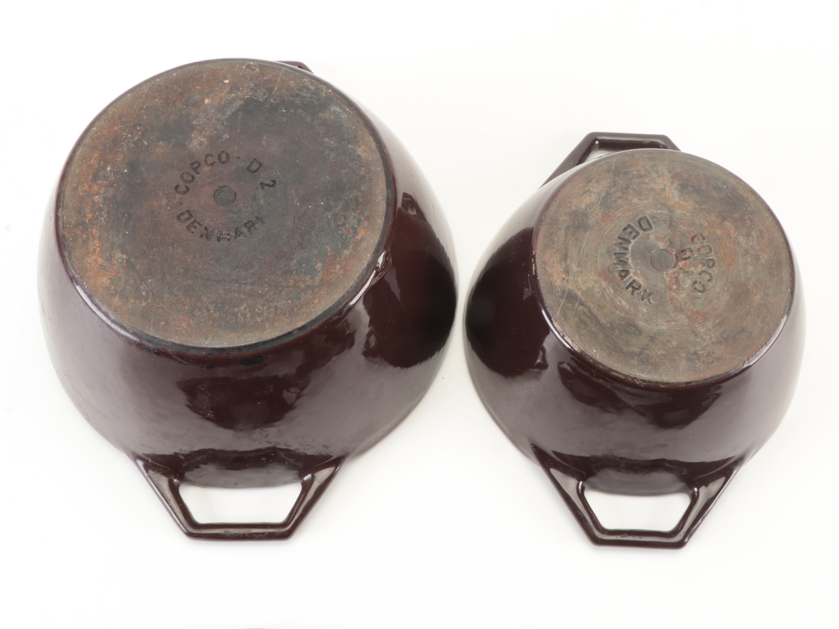 Le Creuset and Copco Enameled Cast Iron Cookware