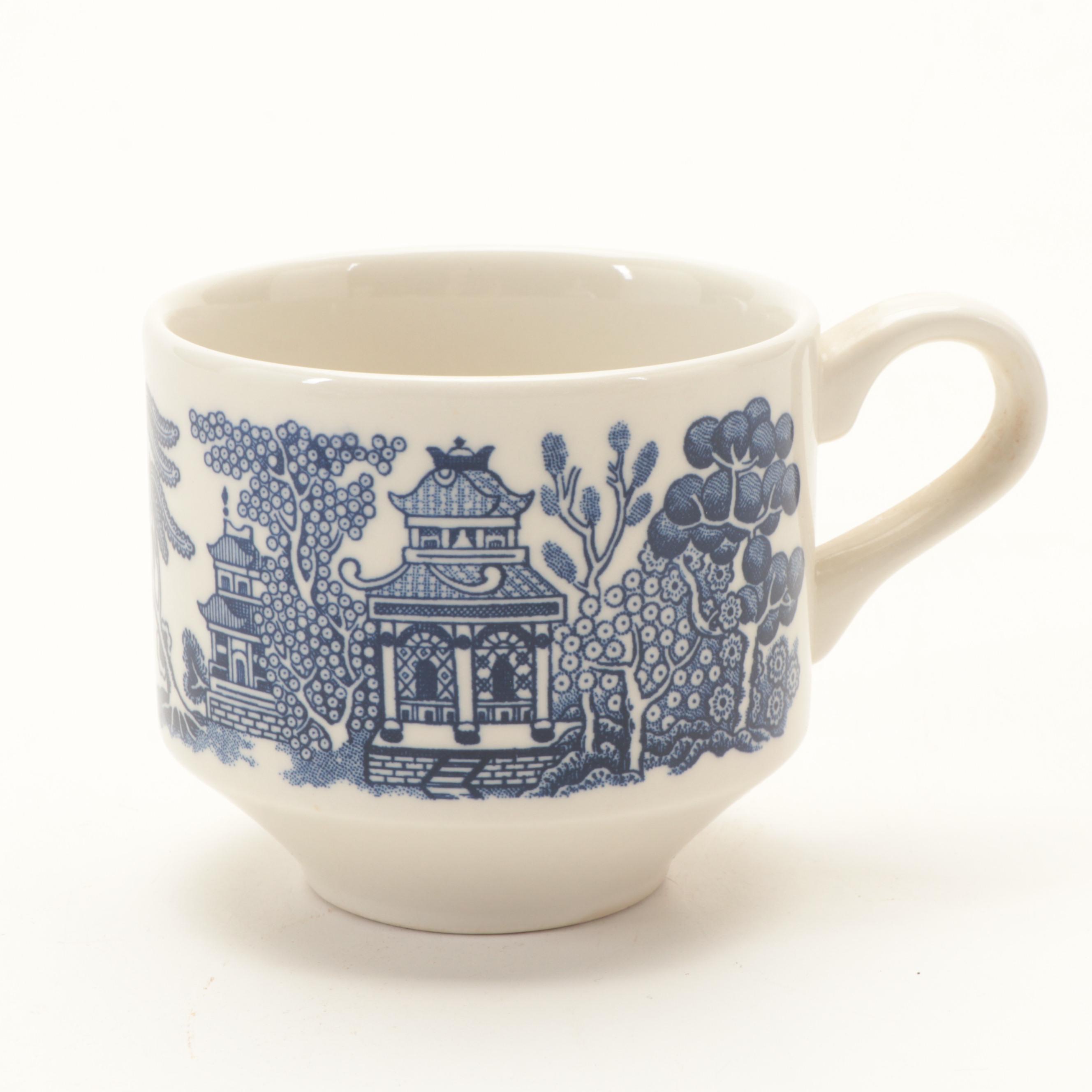 Churchill "Blue Willow" Stoneware Dinnerware and Serving Accessories