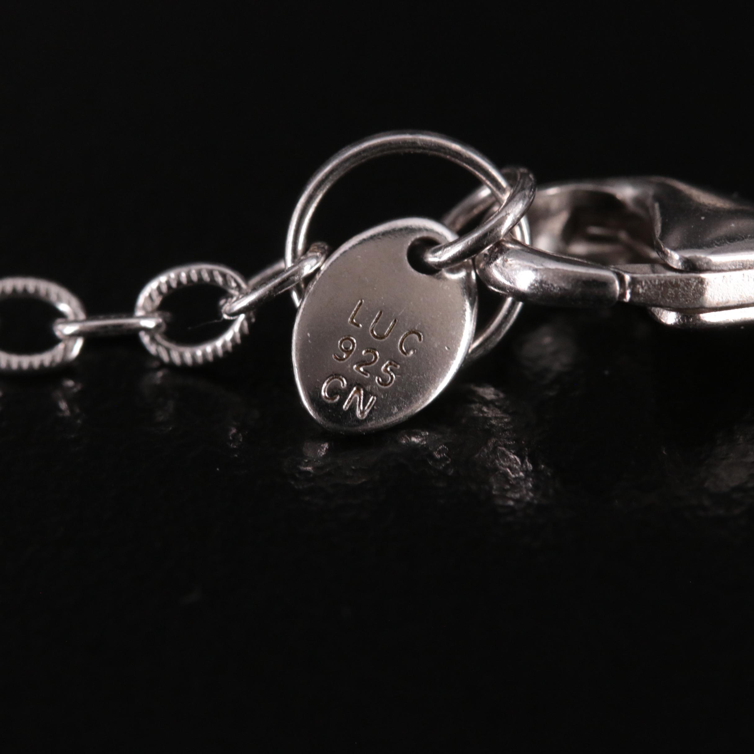 Sterling and Pearl Y Necklace with Tassel Drop