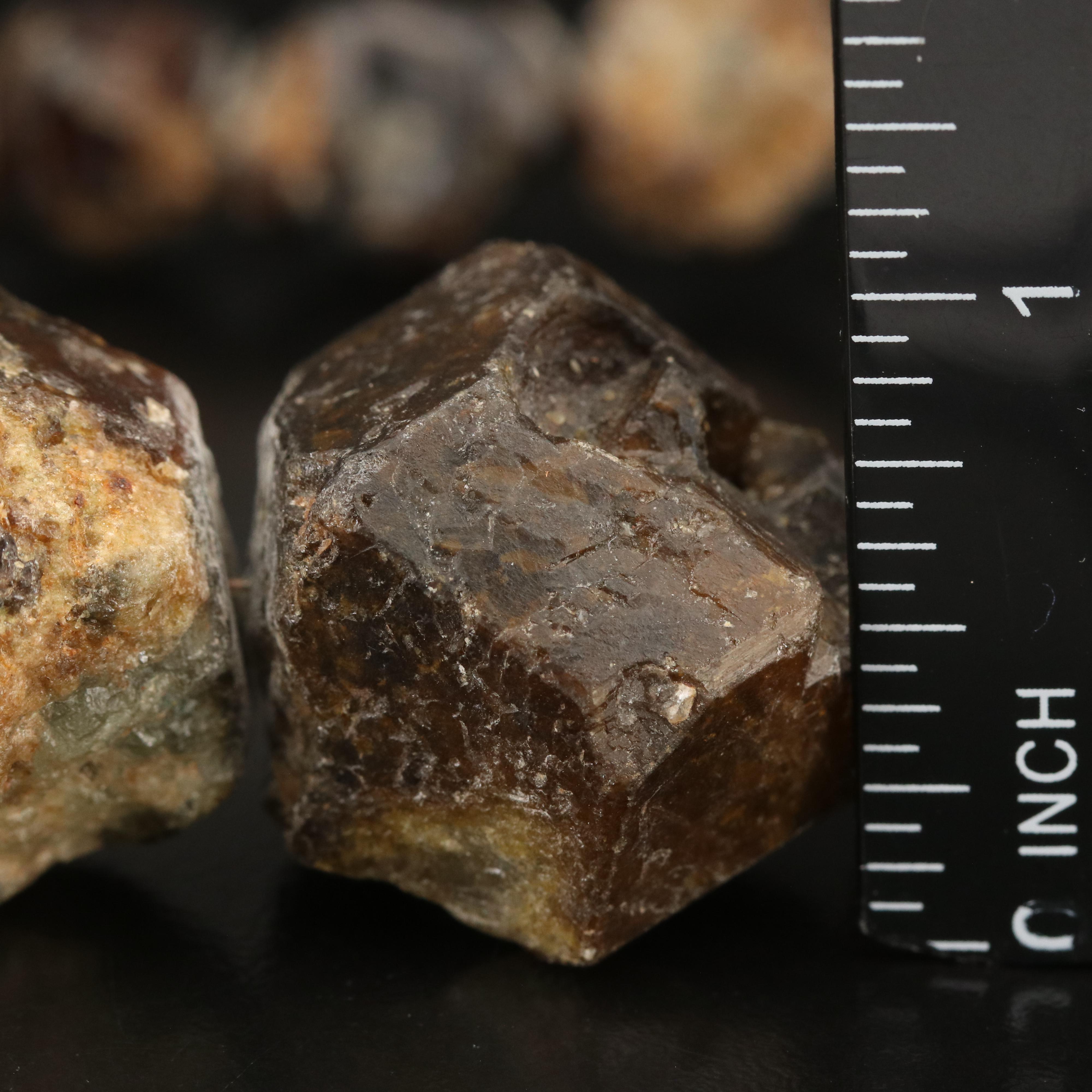 Garnet Necklace with Sterling Clasp