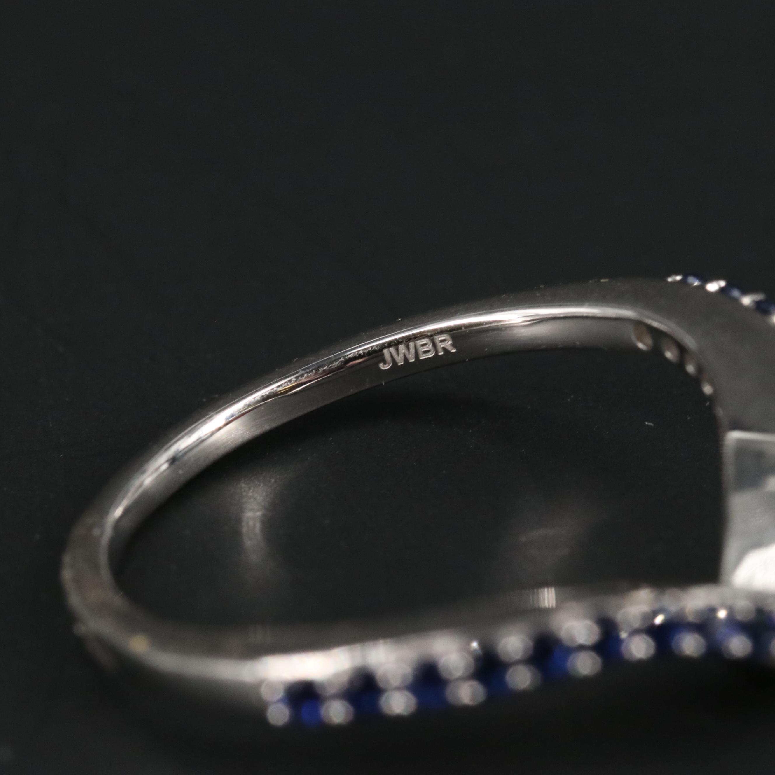 Sterling Silver Sapphire Ring