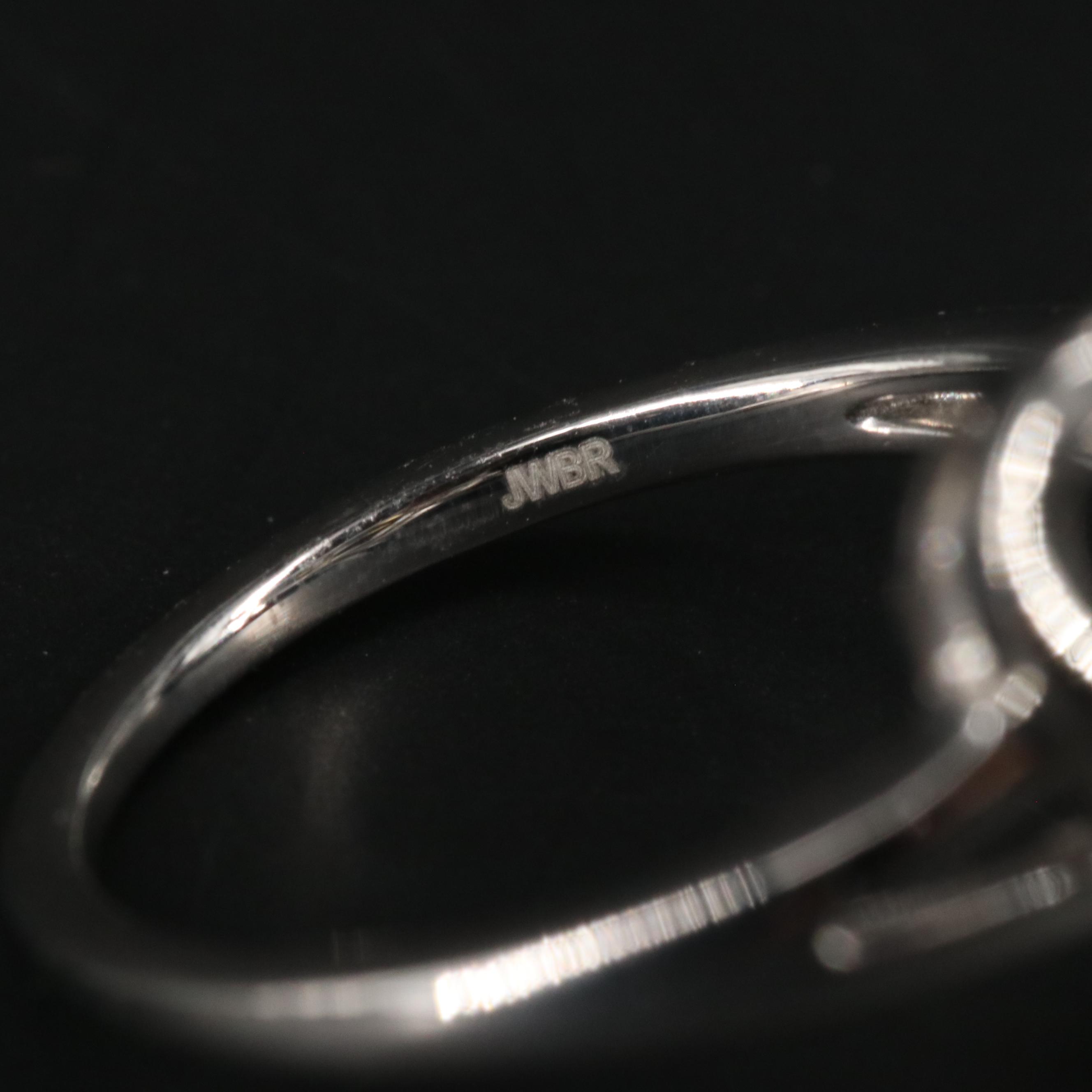 Sterling Silver Topaz Heart Ring
