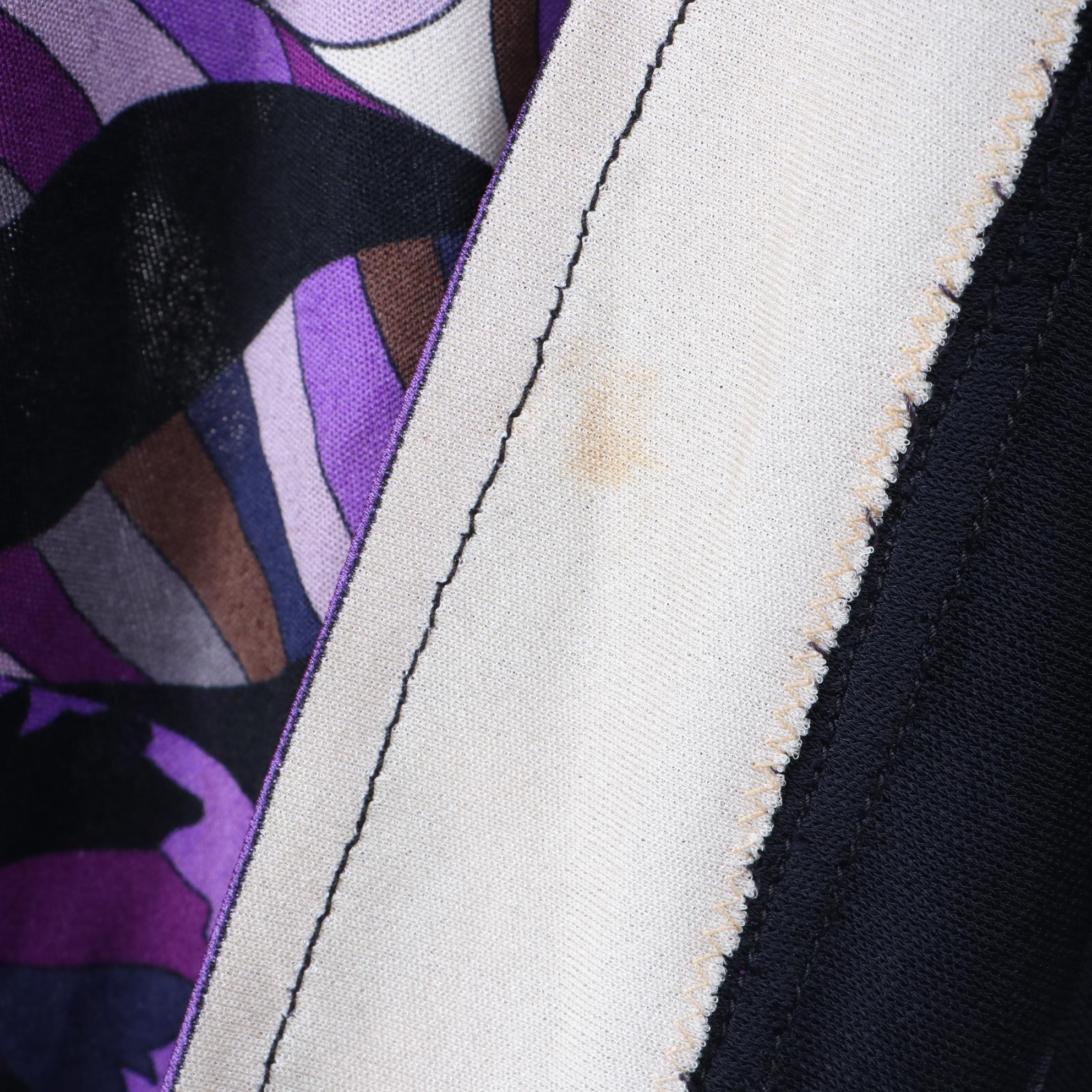 Vintage Emilio Pucci Dress with Sailor Collar in Printed Silk