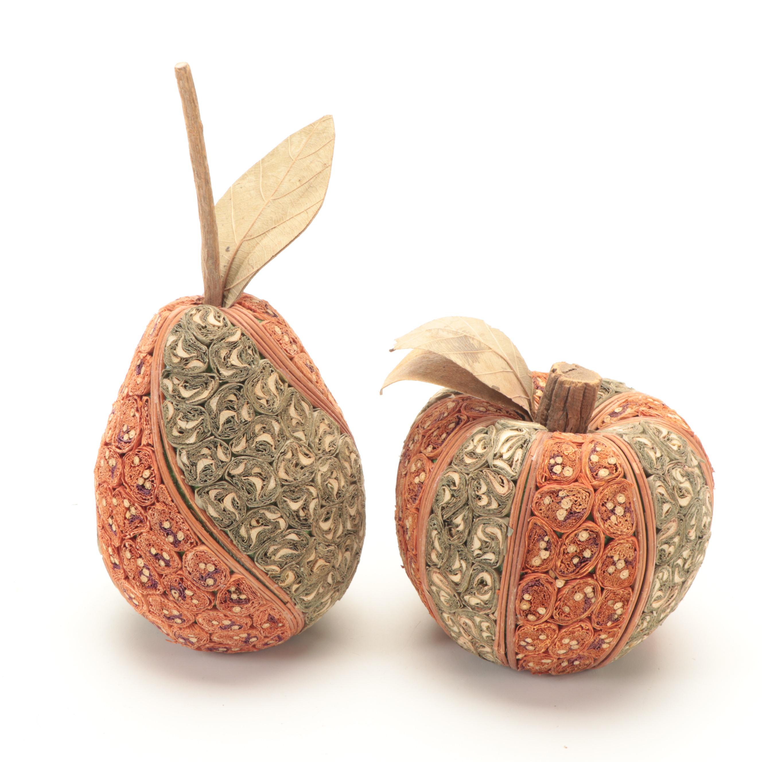 Anne Scarpa McCauley Handwoven Honeysuckle Basket with Other Baskets and Décor