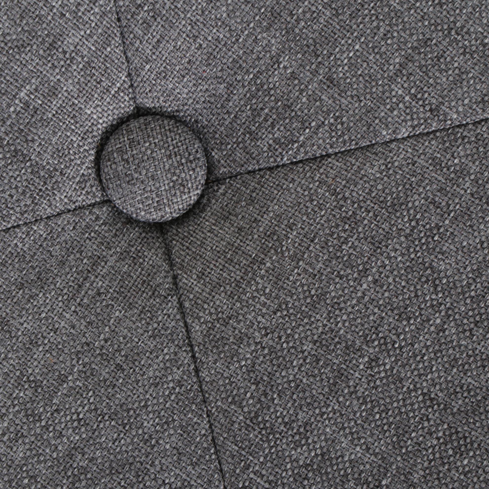 Belleze "Brentwood" Tufted and Silver Tacked Storage Ottoman Bench