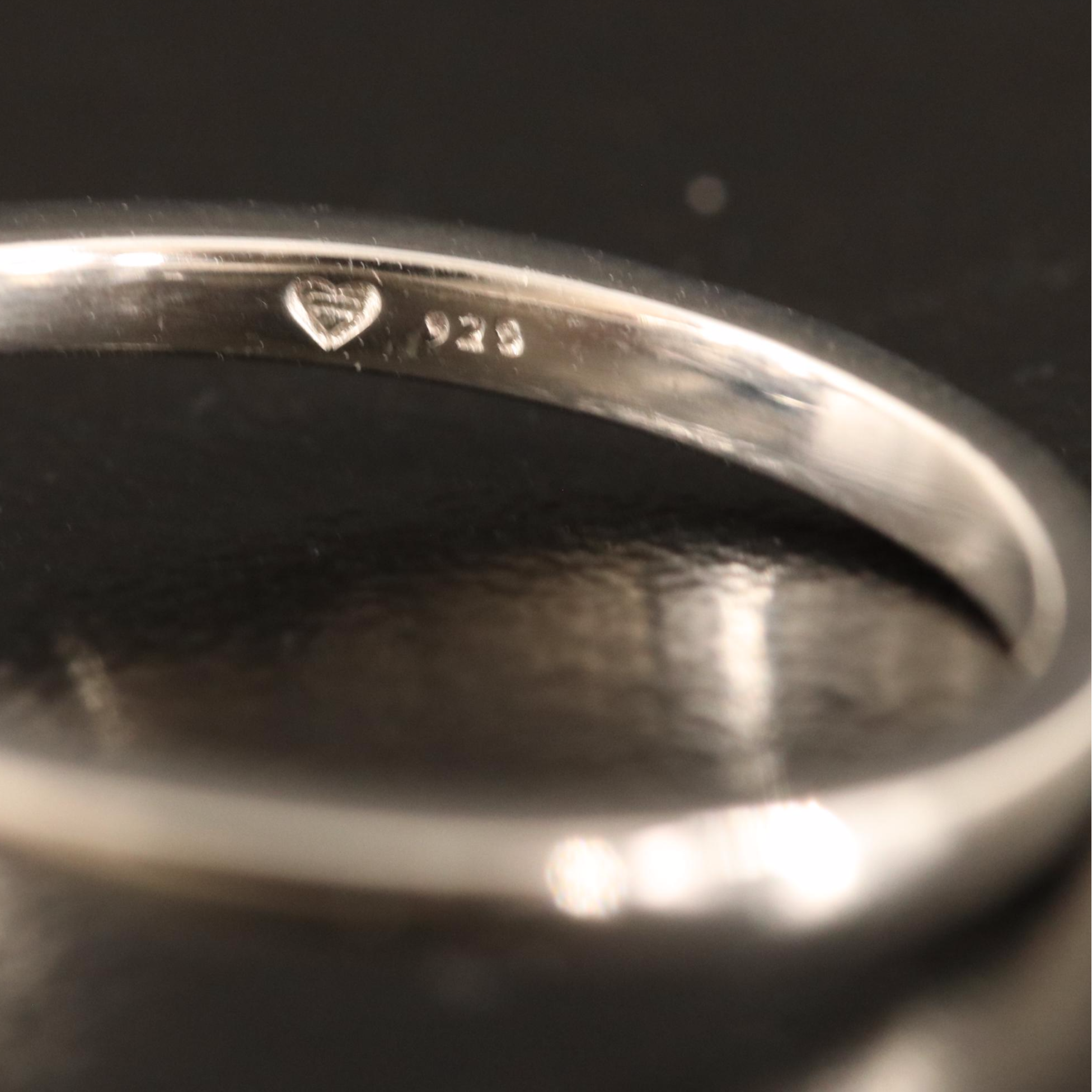 Sterling Diamond Ring