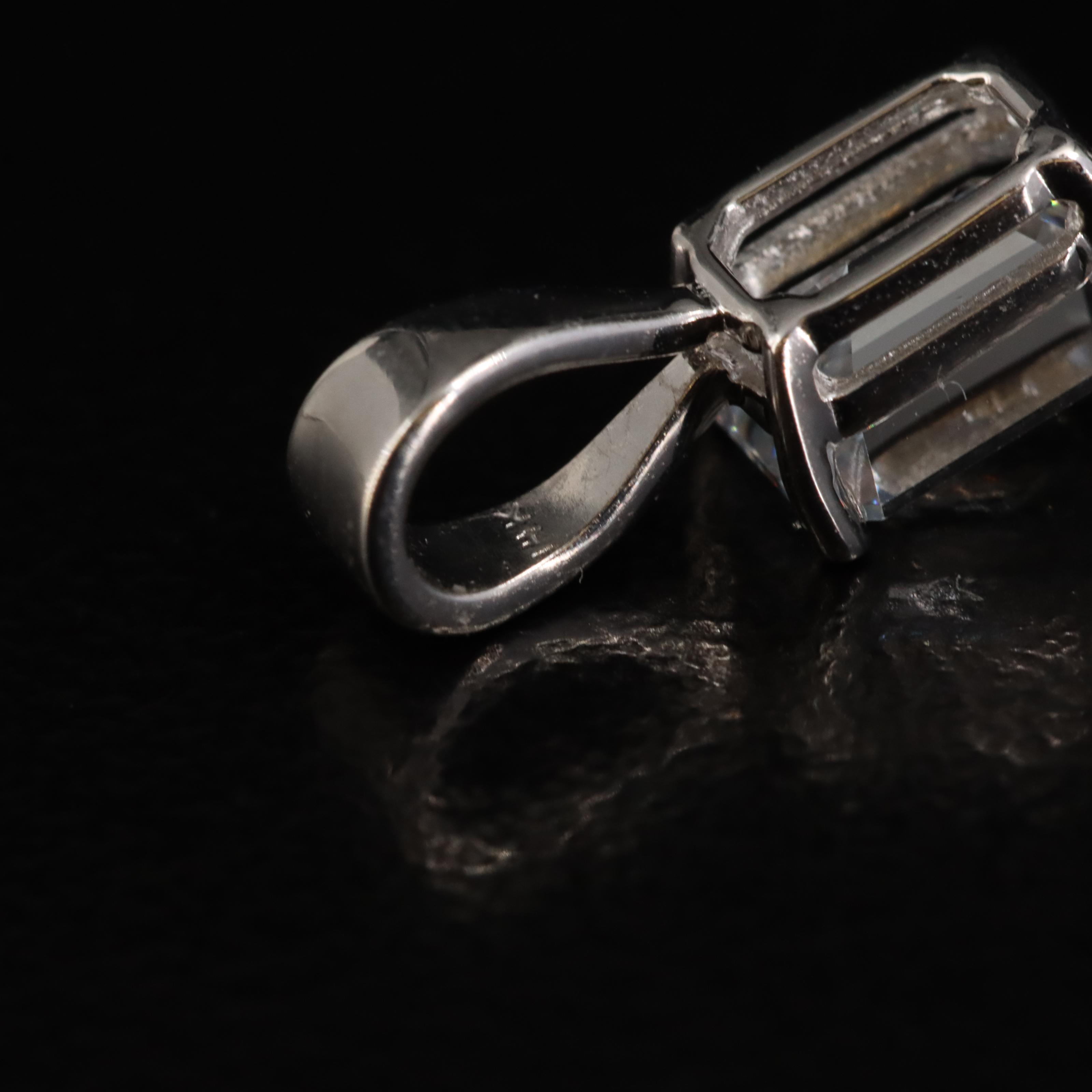 14K 0.69 CT Lab Grown Diamond Solitaire Pendant