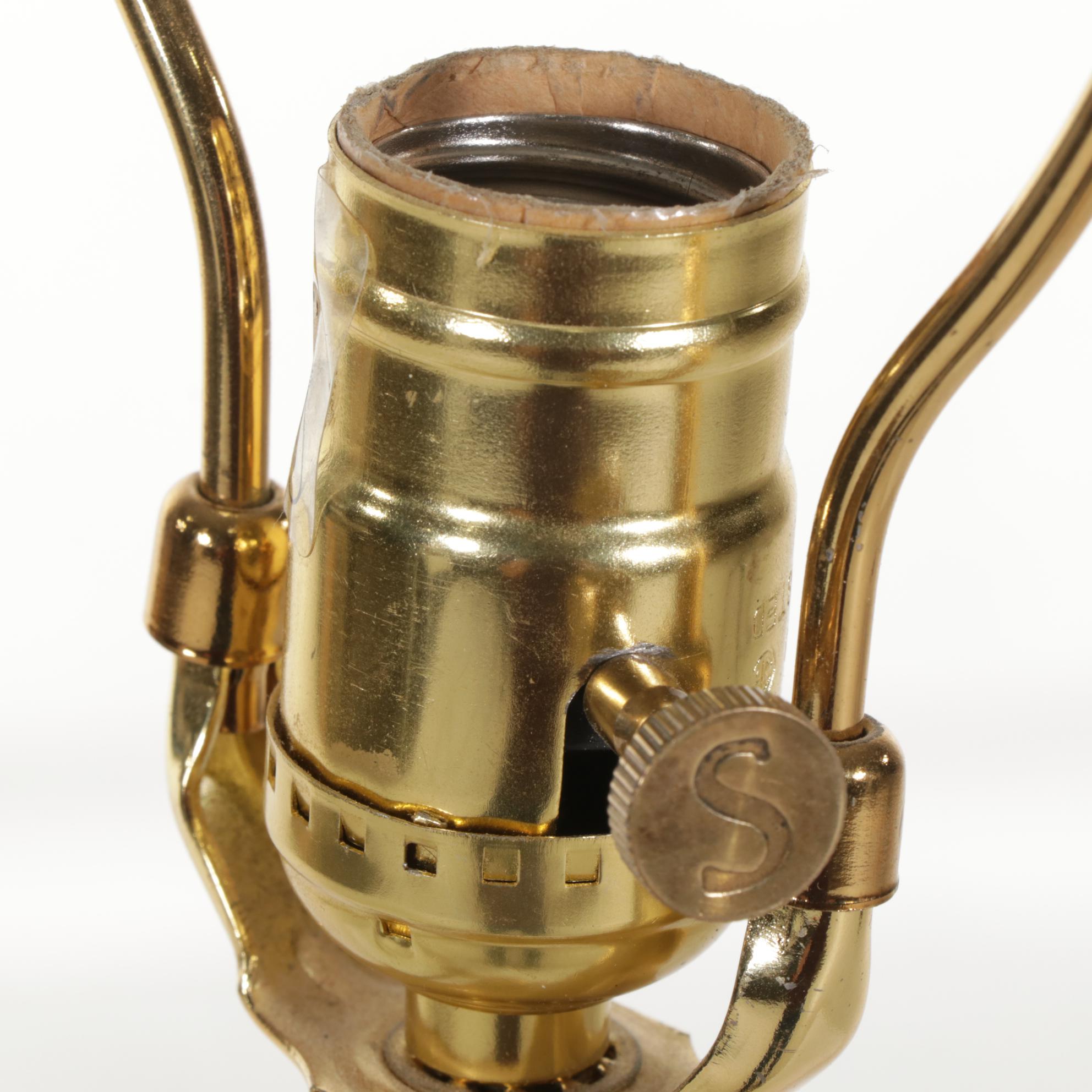 Stiffel Brass Swing-Arm Floor Lamp