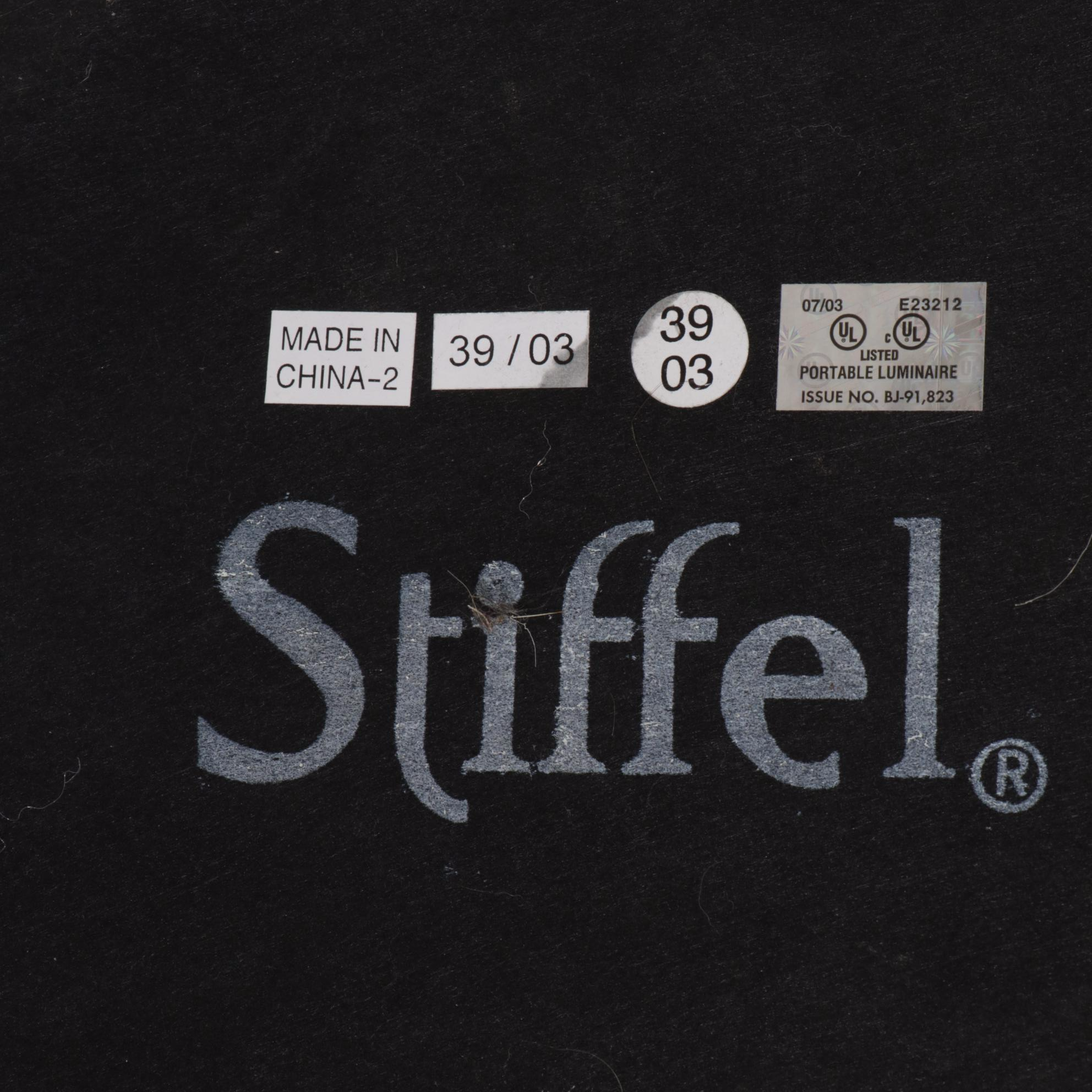 Stiffel Brass Swing-Arm Floor Lamp