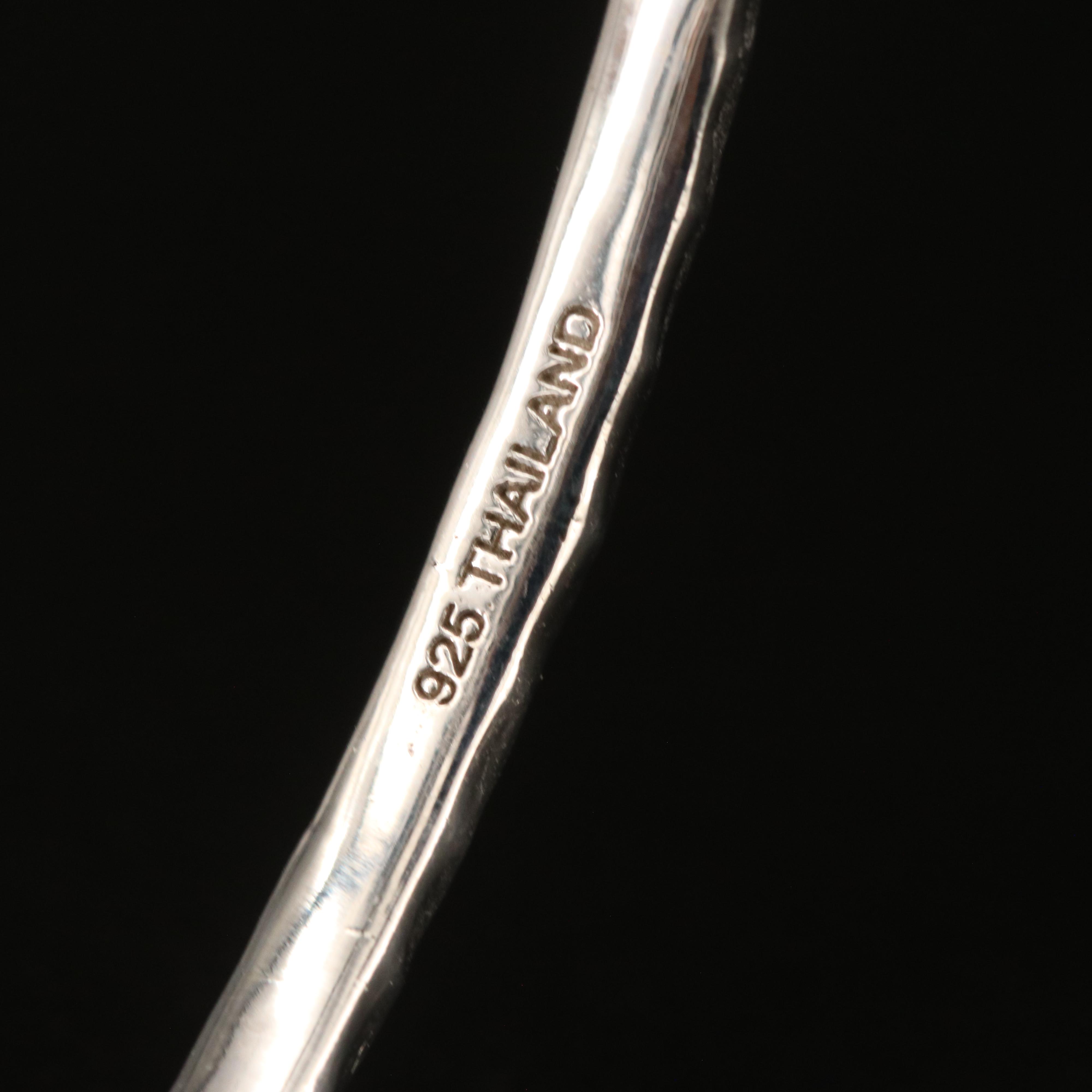 Michael Dawkins Sterling Granulated Bead Bangle