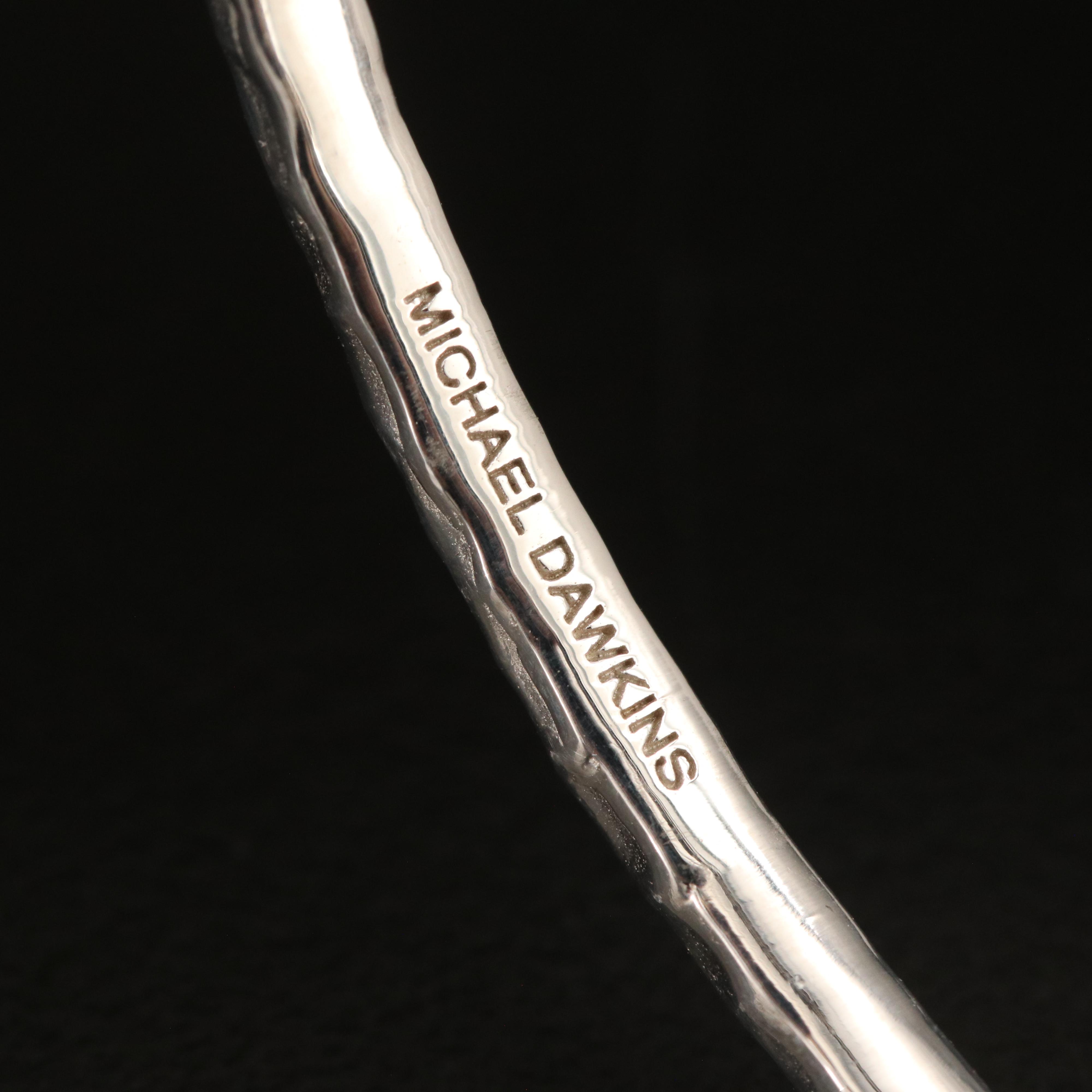 Michael Dawkins Sterling Granulated Bead Bangle