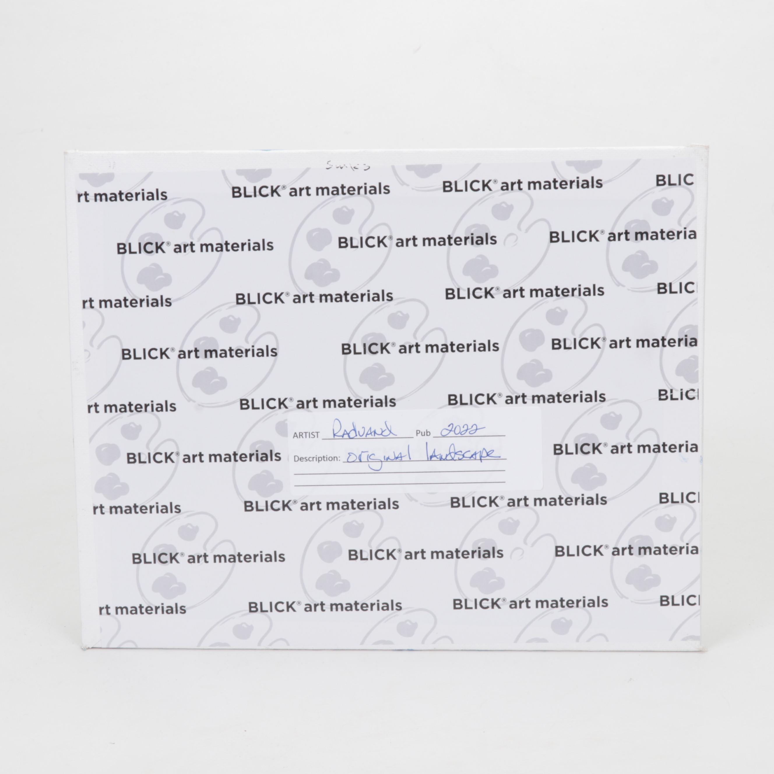 Sulmaz Radvand Oil Painting of Wildflowers in Pastoral Field, 2022