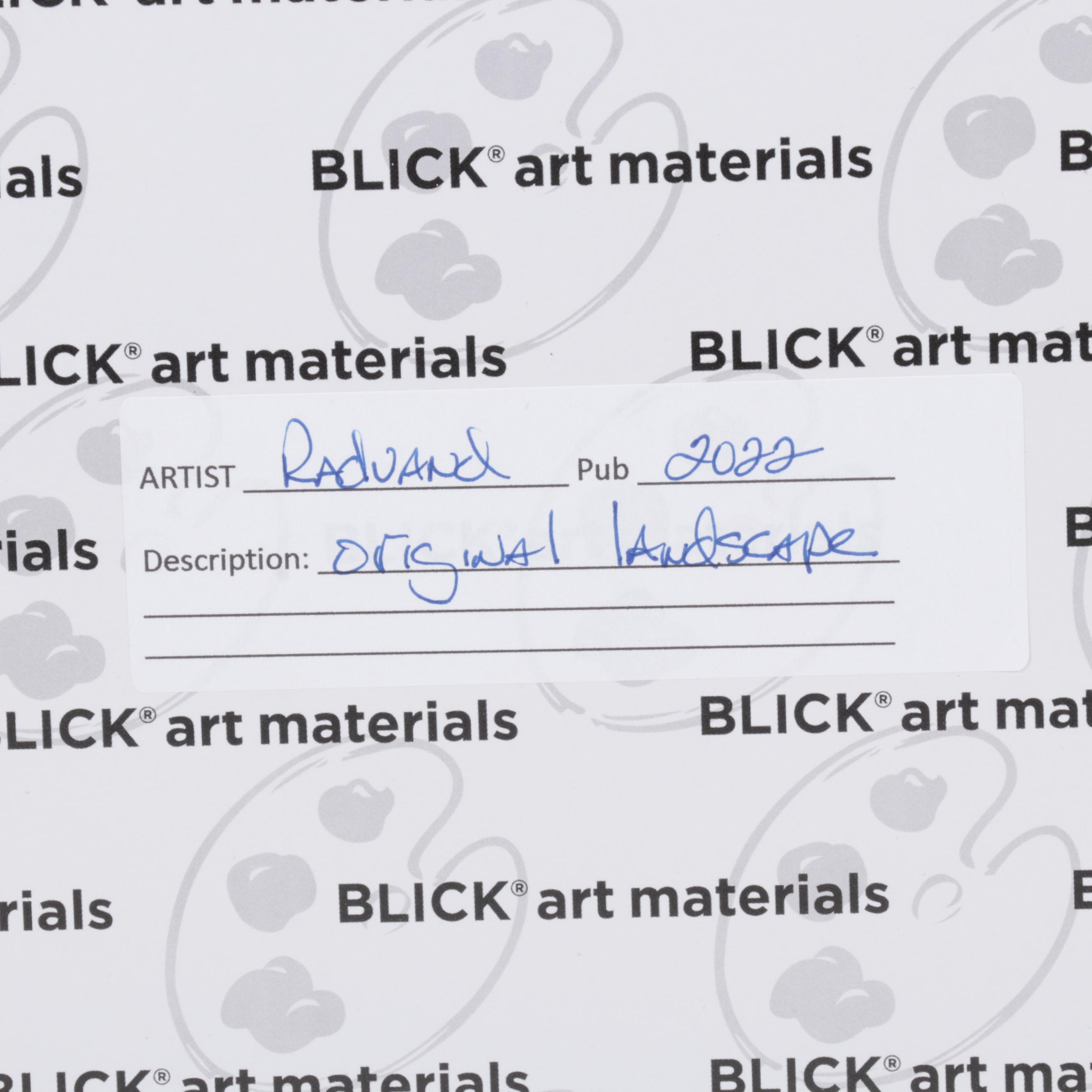 Sulmaz Radvand Oil Painting of Wildflowers in Pastoral Field, 2022