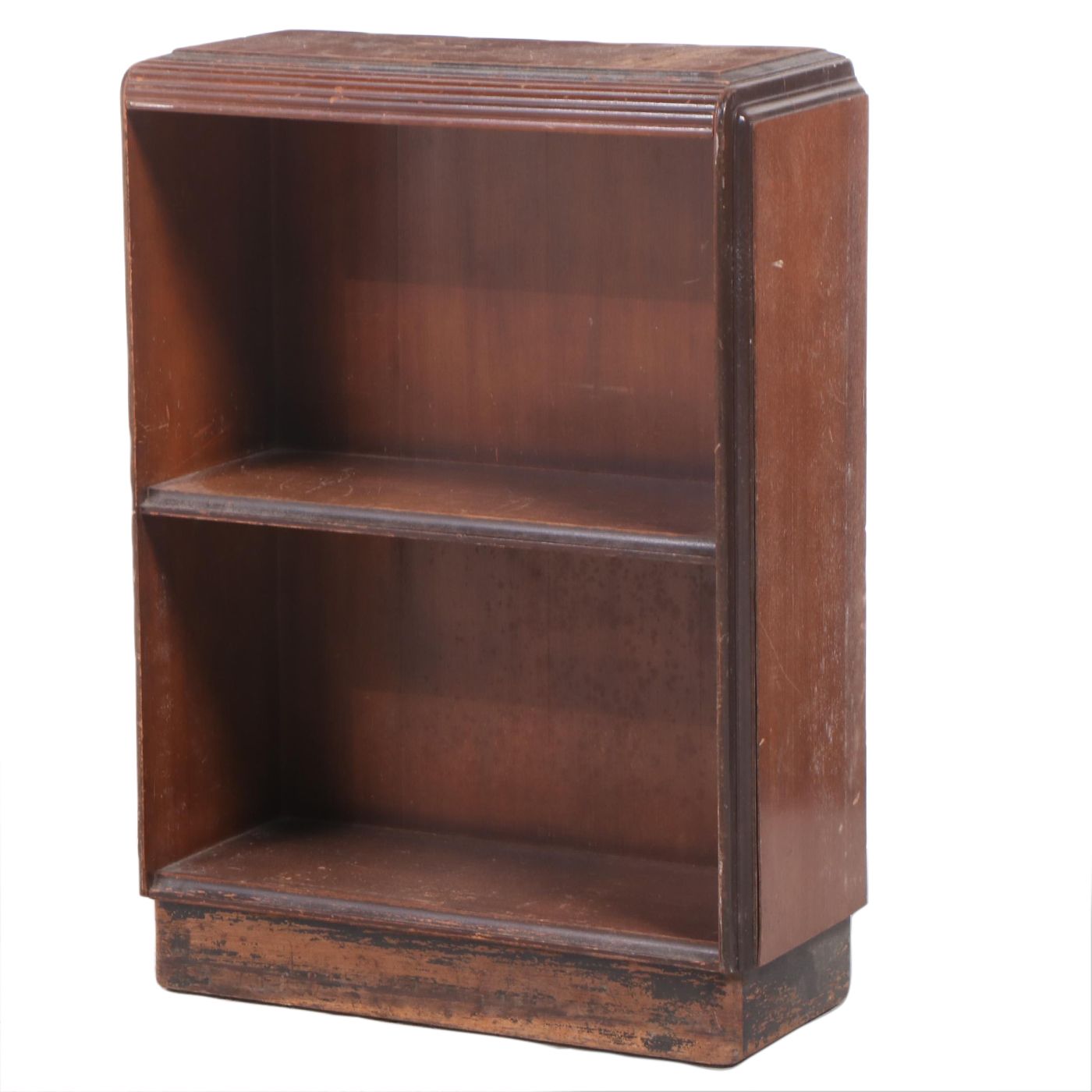 Art Deco Walnut Open Bookase, circa 1930