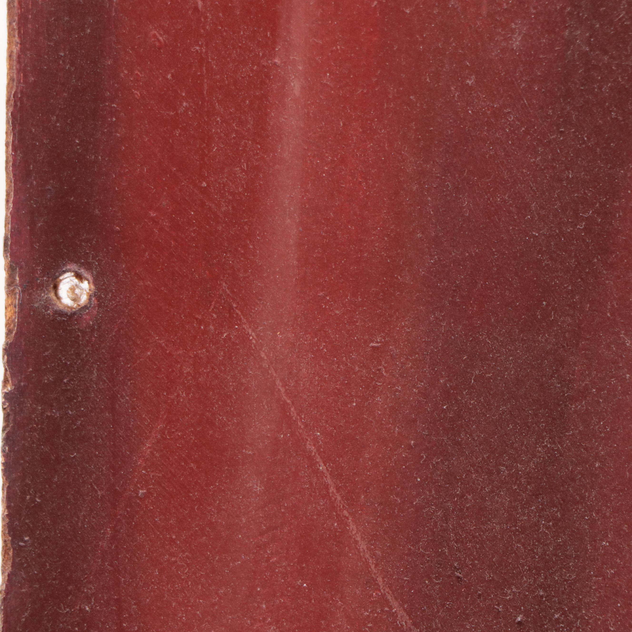 Folk Art Portrait Oil Painting of Woman in Green Dress Wearing Floral Hat