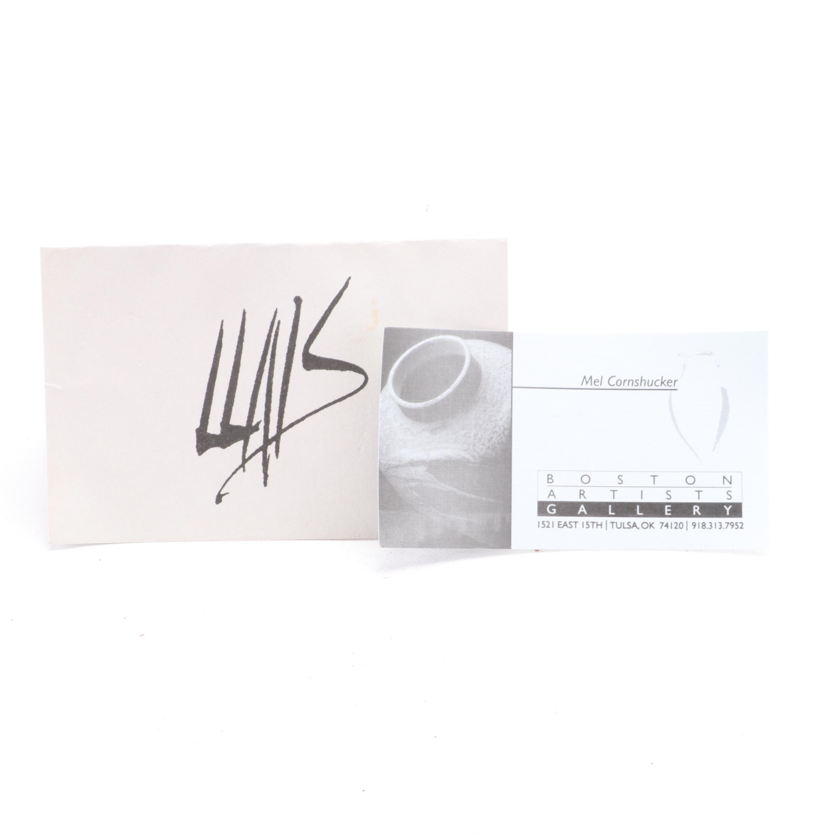 Cherokee Mel Cornshucker and Lynn Lais Southwestern Style Salt Glazed Stoneware