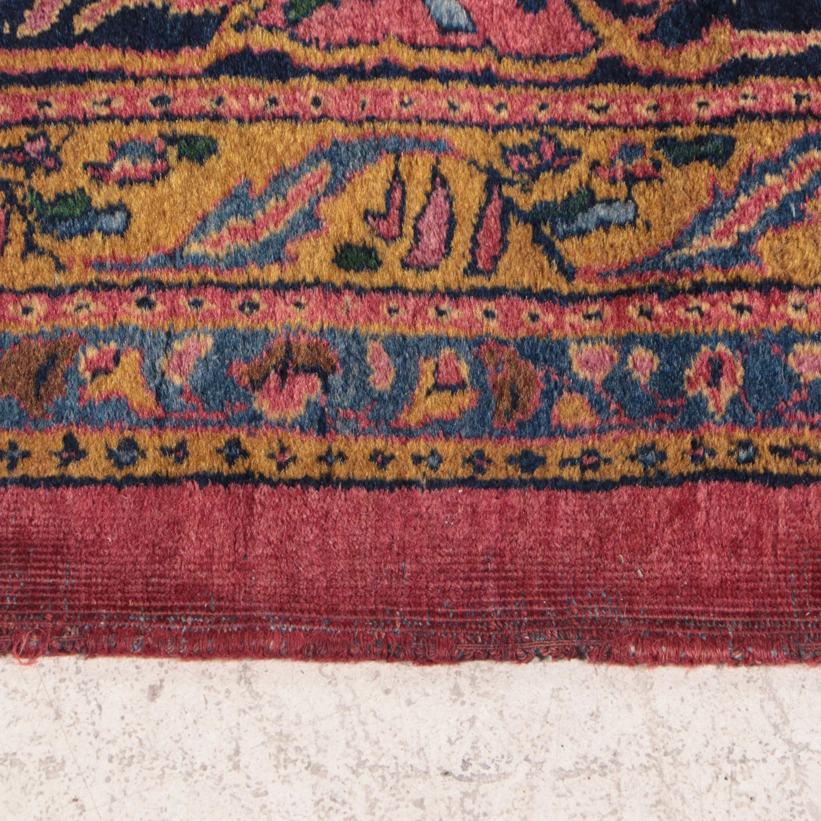 10'4 x 13'5 Hand-Knotted Persian Sarouk Room Sized Rug