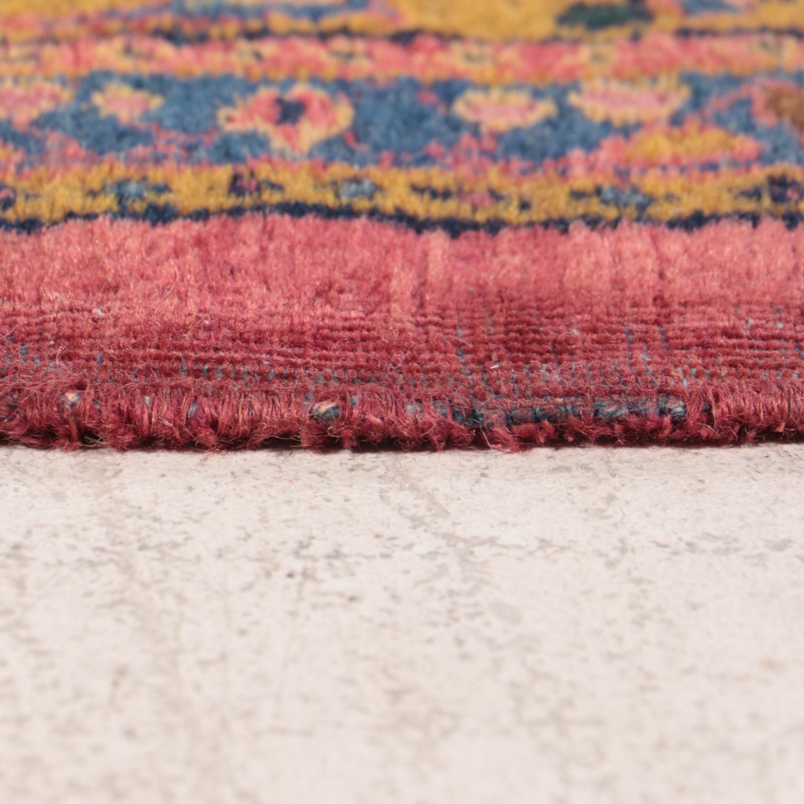 10'4 x 13'5 Hand-Knotted Persian Sarouk Room Sized Rug