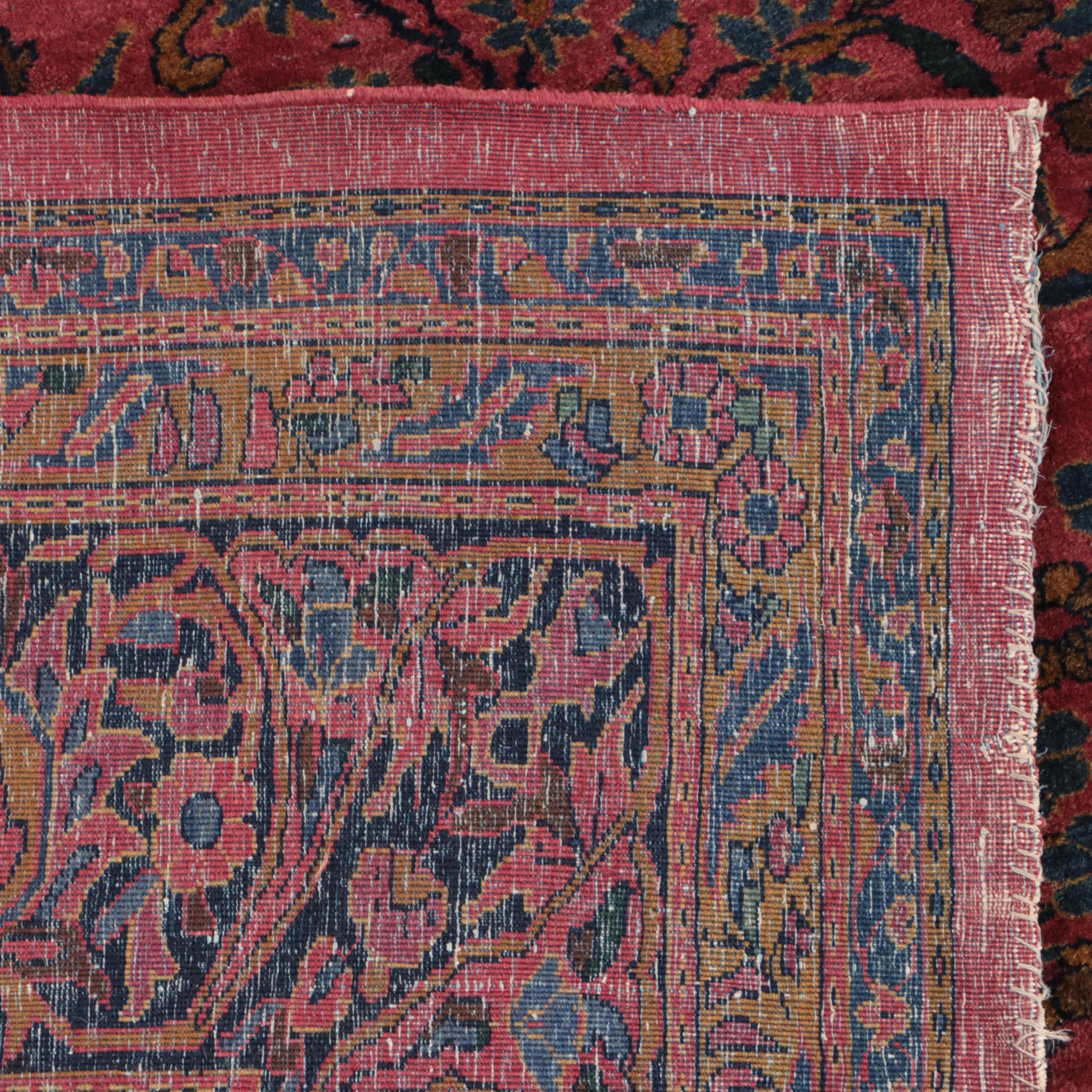 10'4 x 13'5 Hand-Knotted Persian Sarouk Room Sized Rug