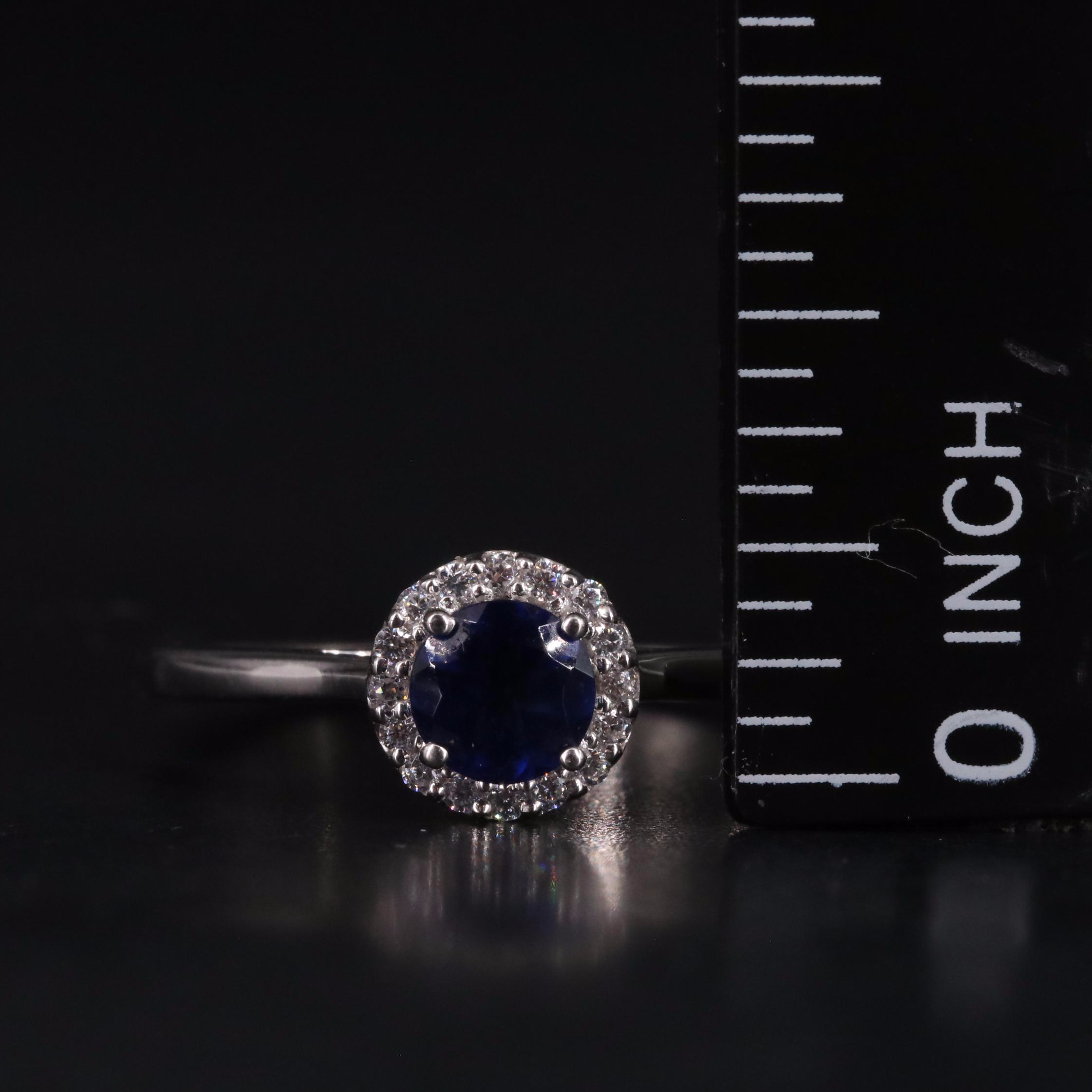 Sterling Silver Glass and Cubic Zirconia Ring