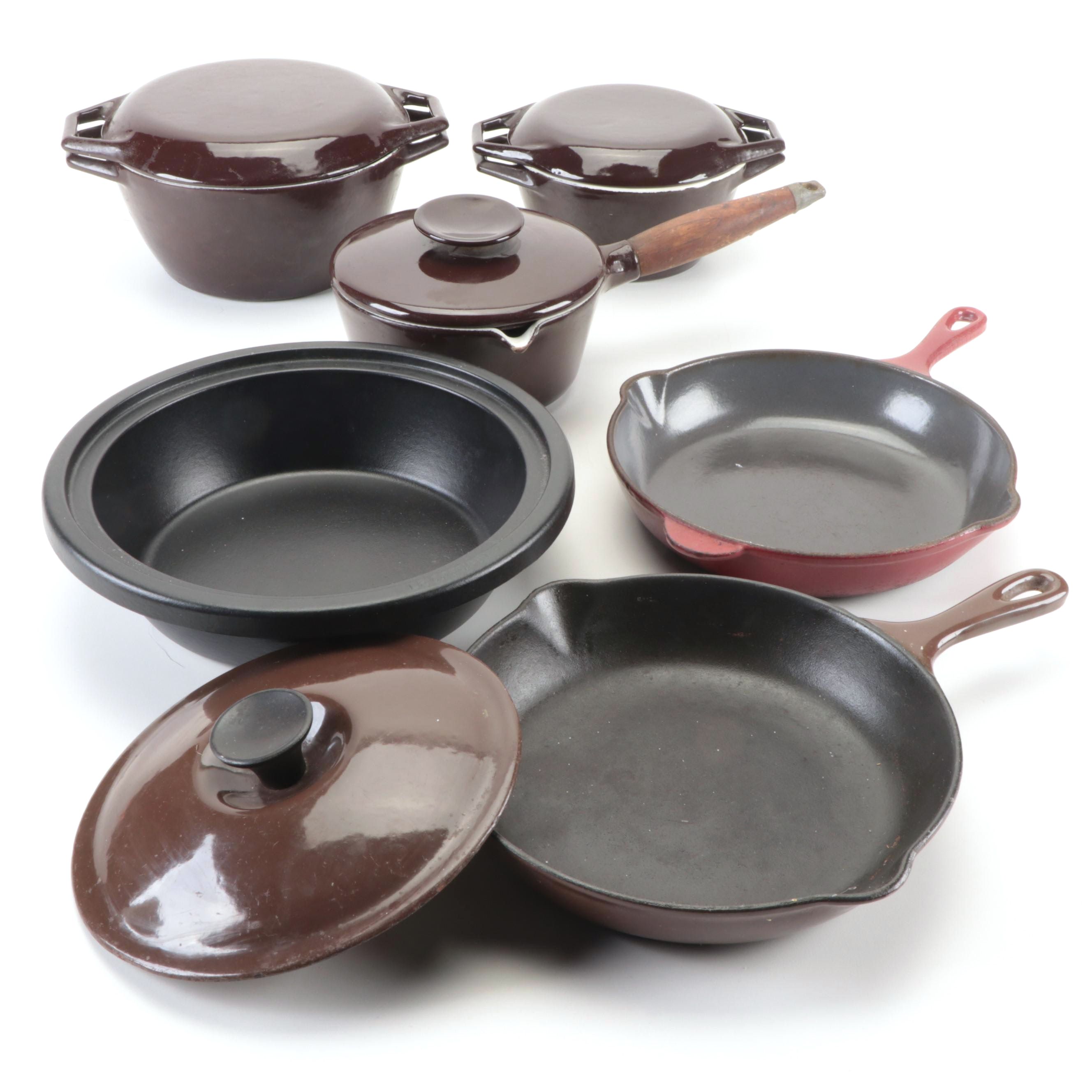 Le Creuset and Copco Enameled Cast Iron Cookware