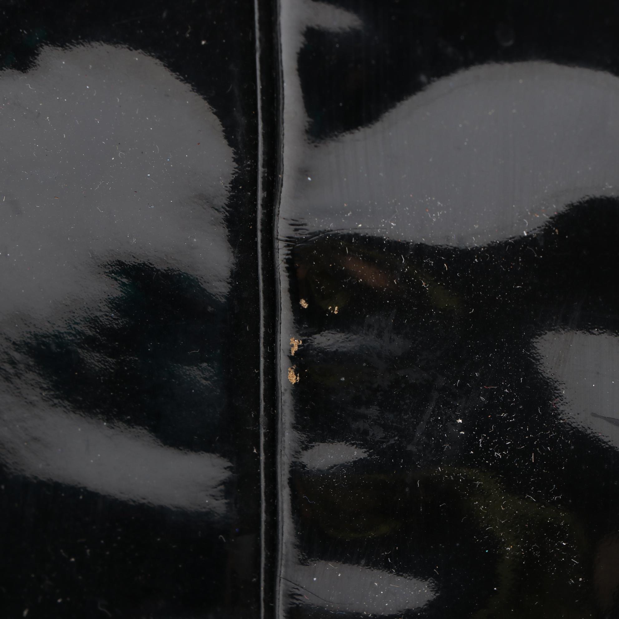 Chanel Triple CC Perforated Tote and Pouch in Black Patent Leather