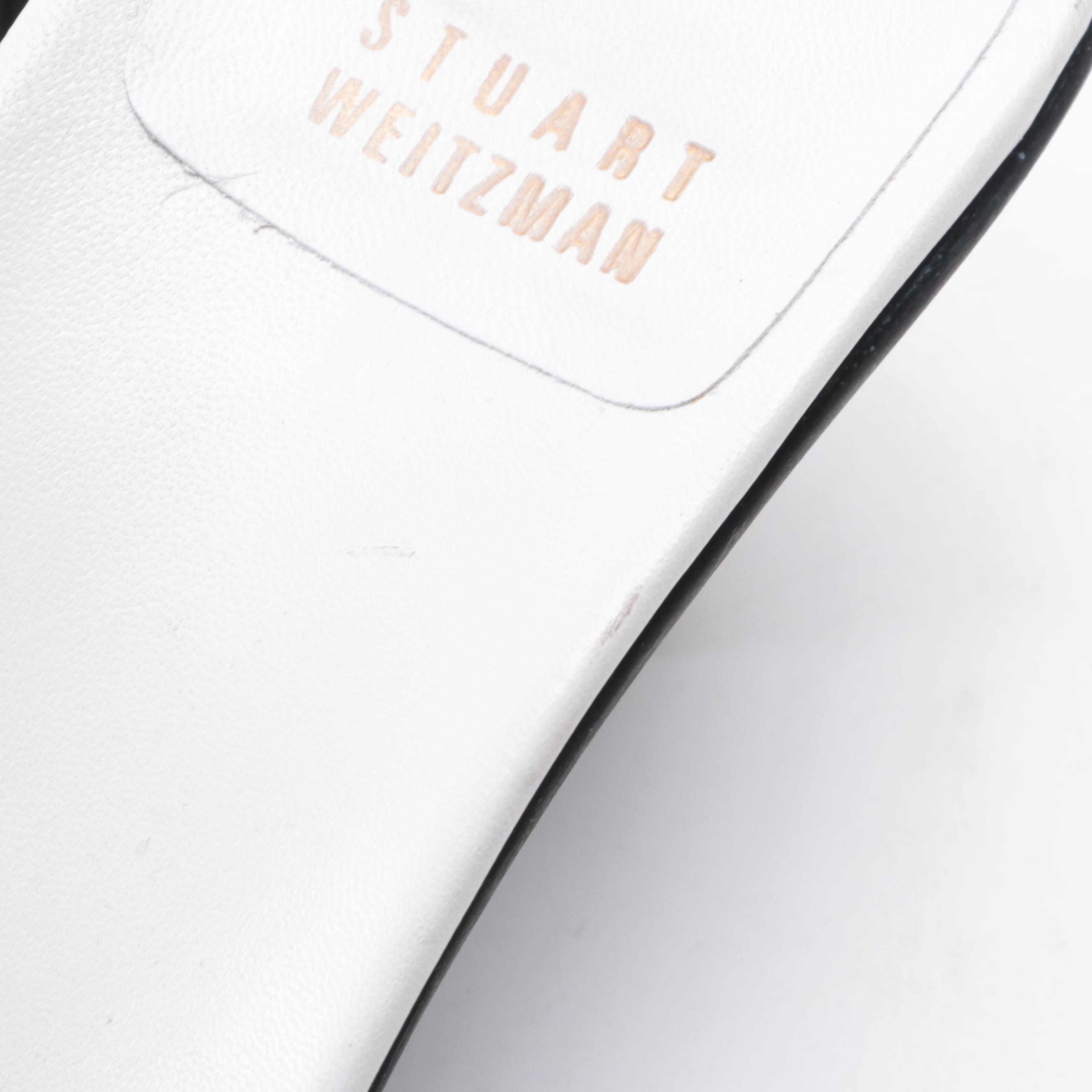 Donald J. Pliner and Stuart Weitzman Low Sandals in Leather and Textile