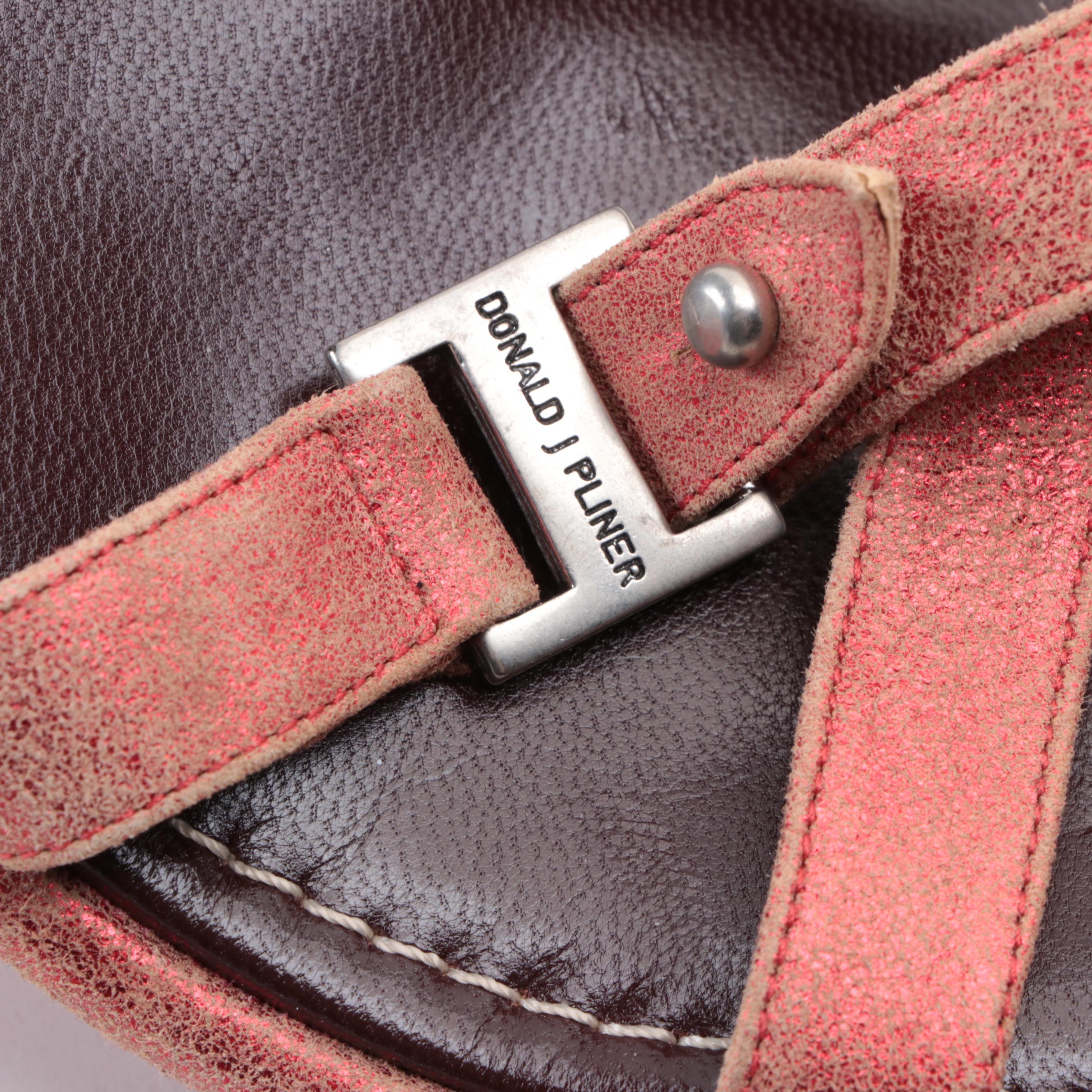 Donald J. Pliner and Stuart Weitzman Low Sandals in Leather and Textile