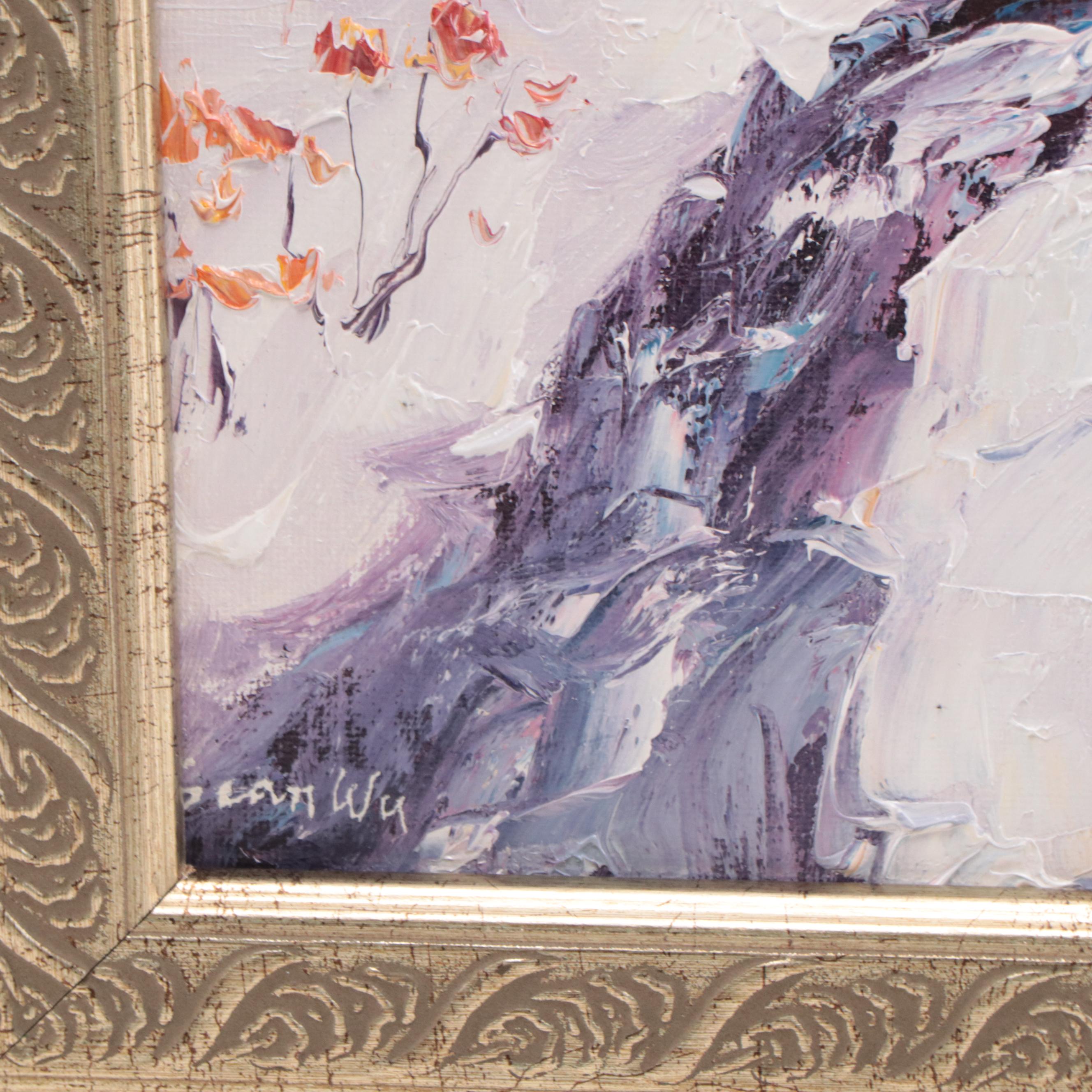 Sean Wu Winter Landscape Oil Painting