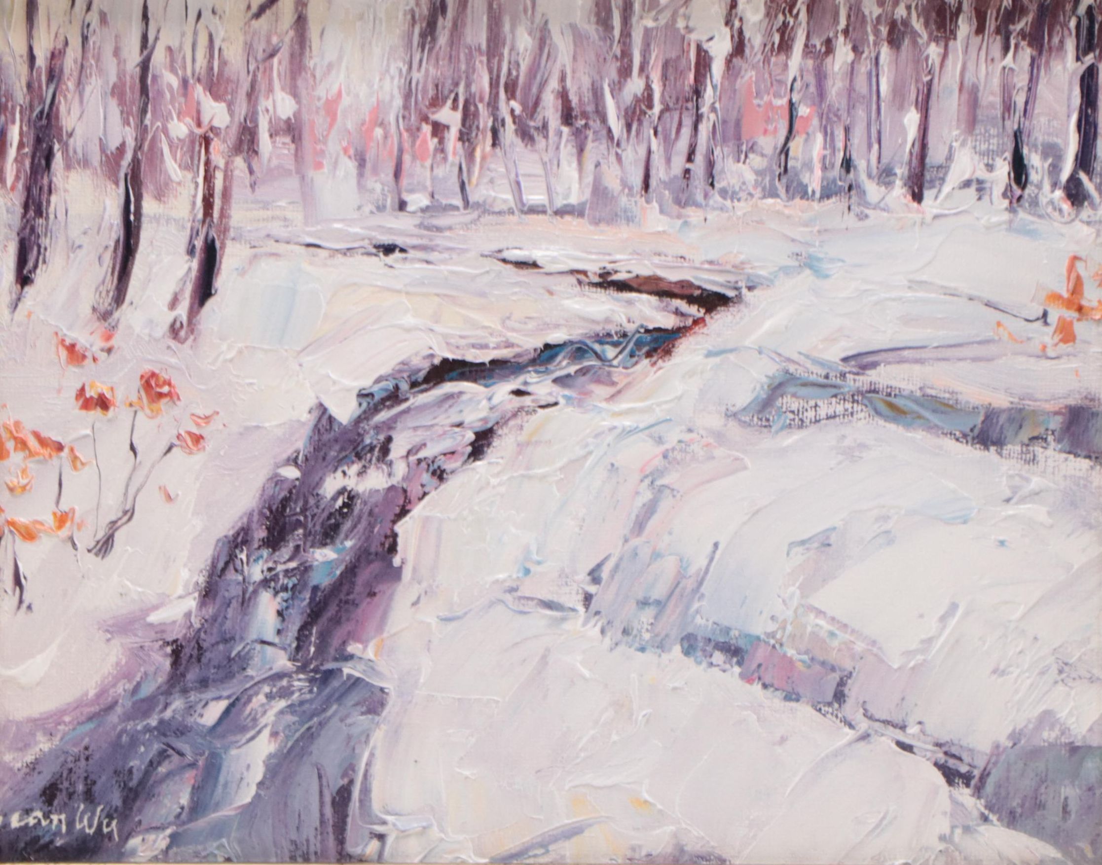 Sean Wu Winter Landscape Oil Painting