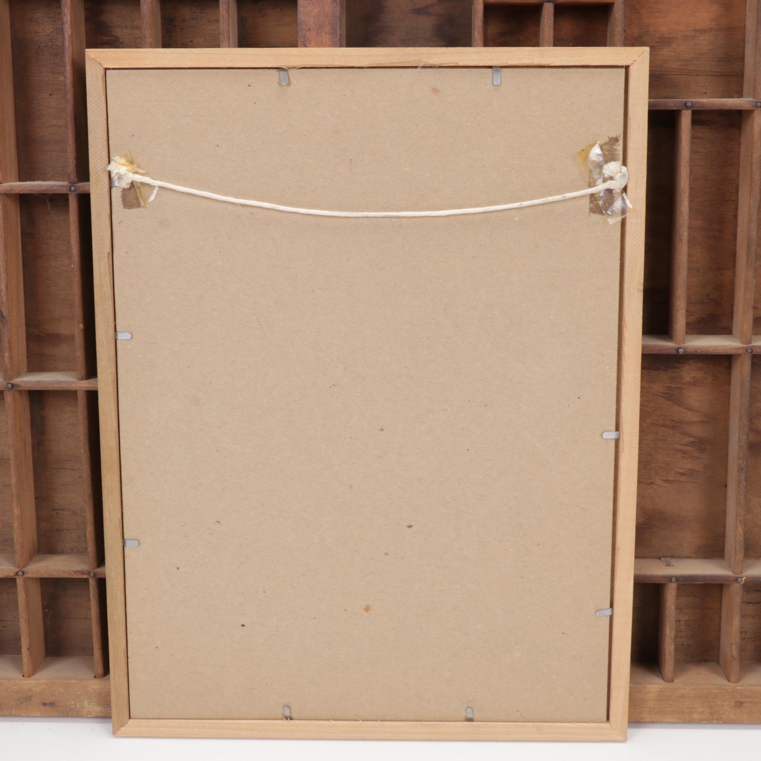 Printers Tray, Miniatures, Figurines, and Printer Blocks