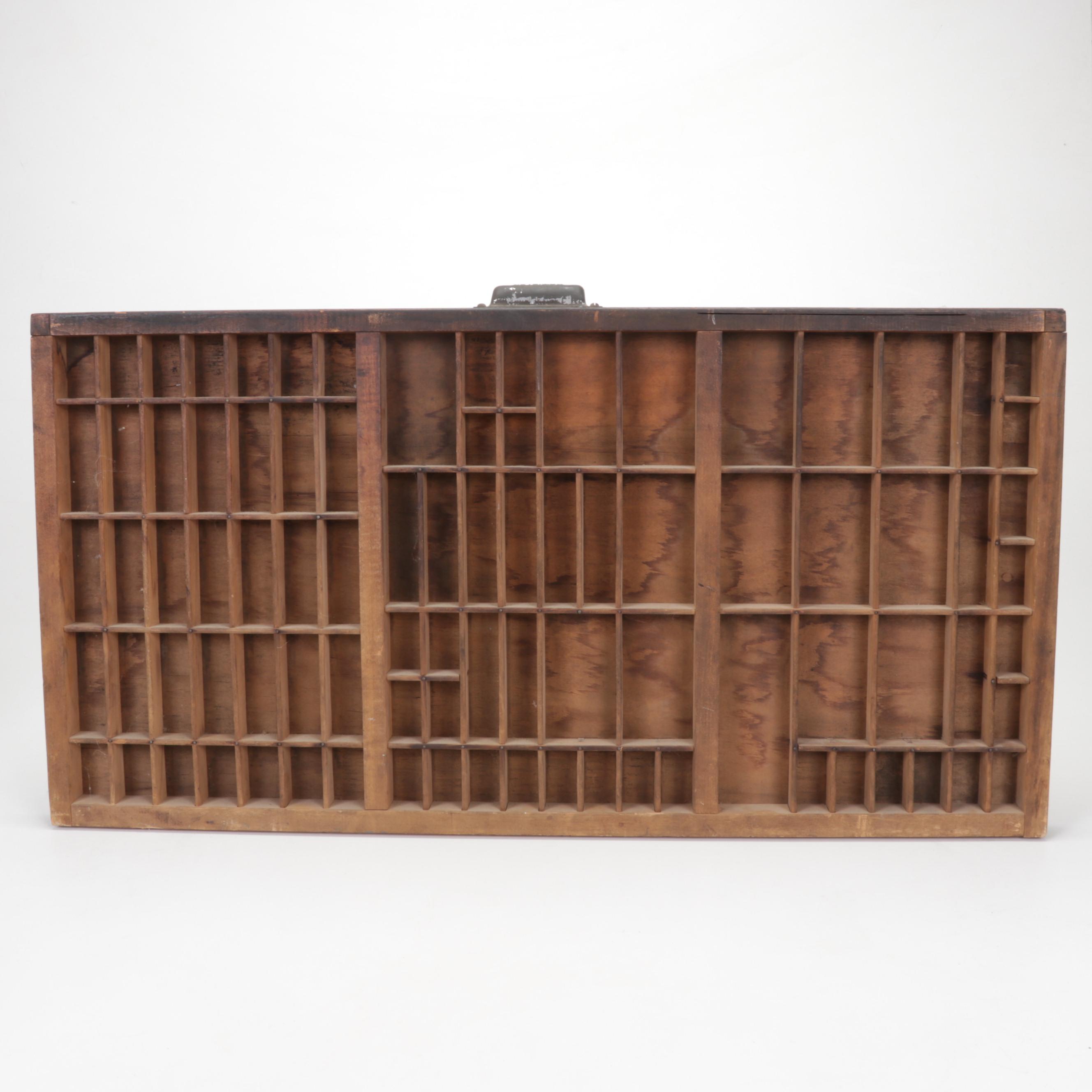 Printers Tray, Miniatures, Figurines, and Printer Blocks