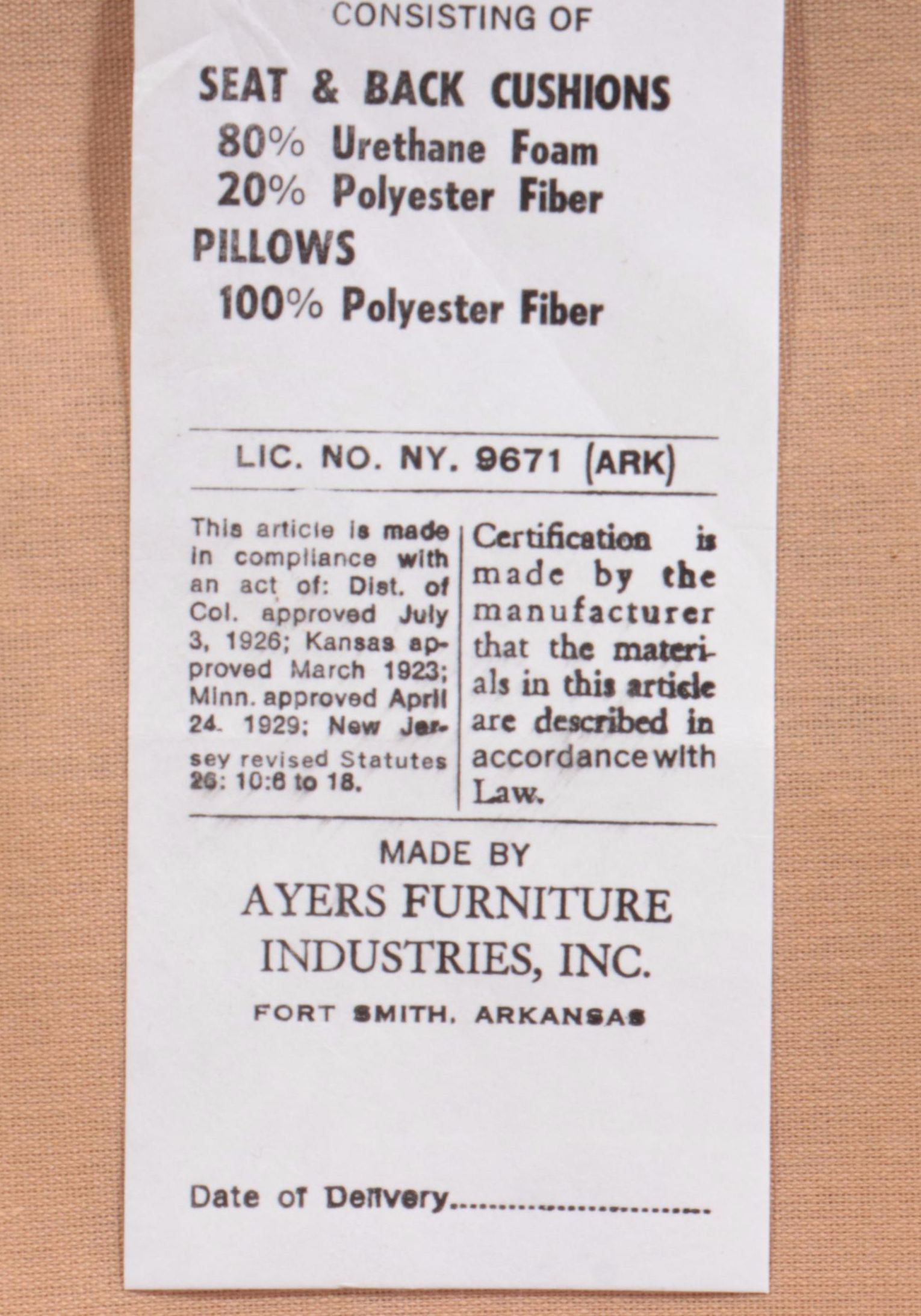 Ayers Furniture Cerused Rattan Patio Sofa