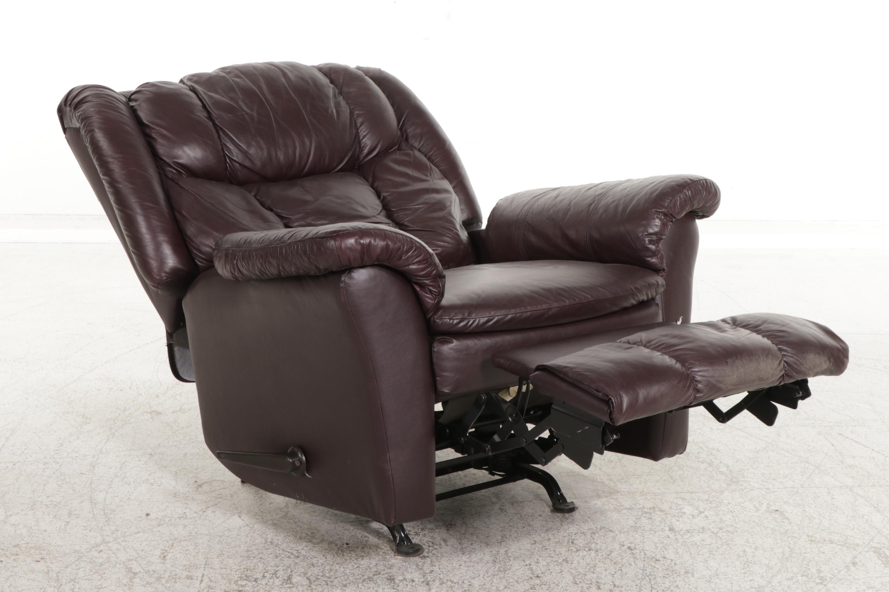 Lane Furniture Leather Manual Reclining Armchair