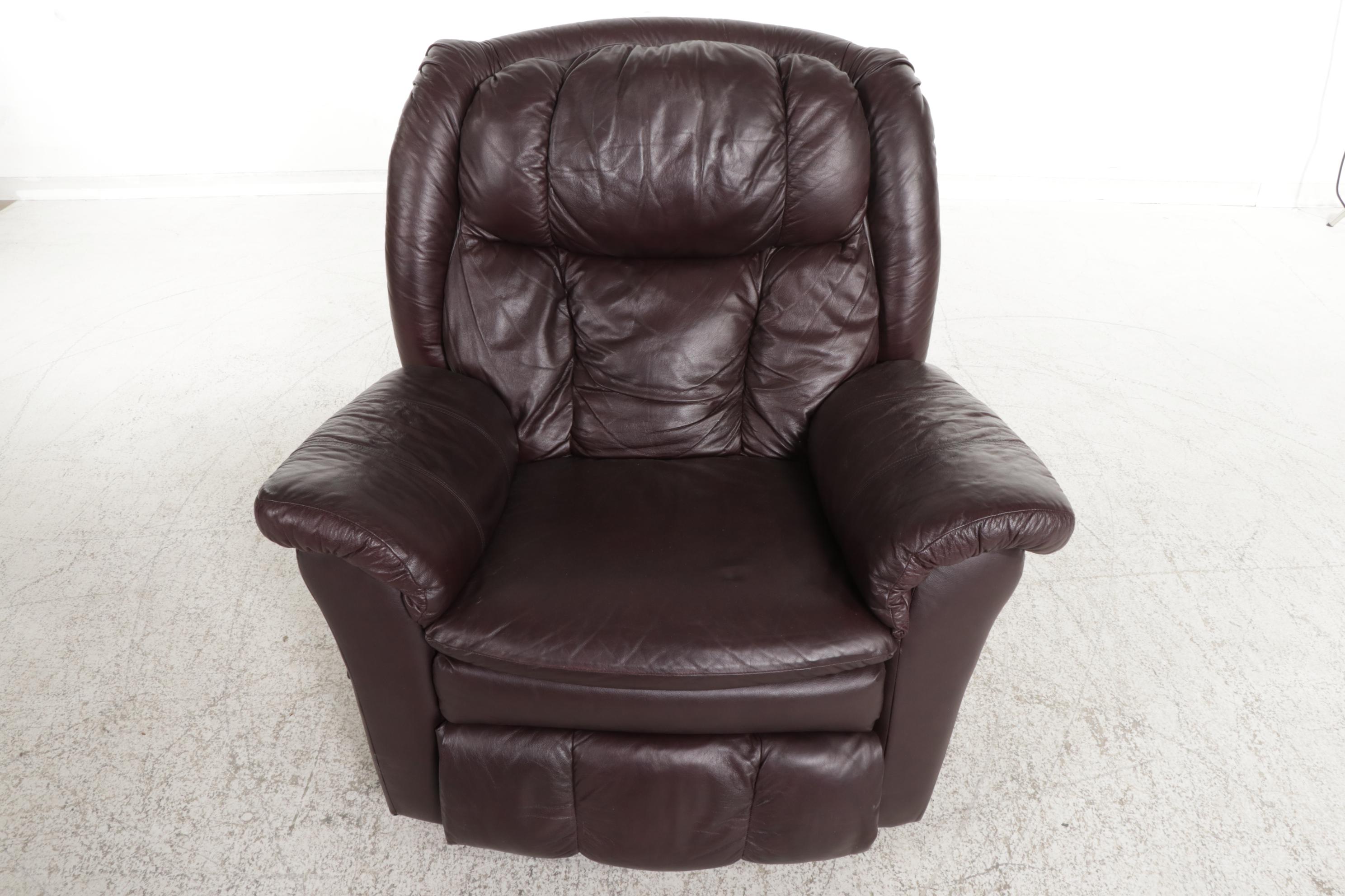 Lane Furniture Leather Manual Reclining Armchair