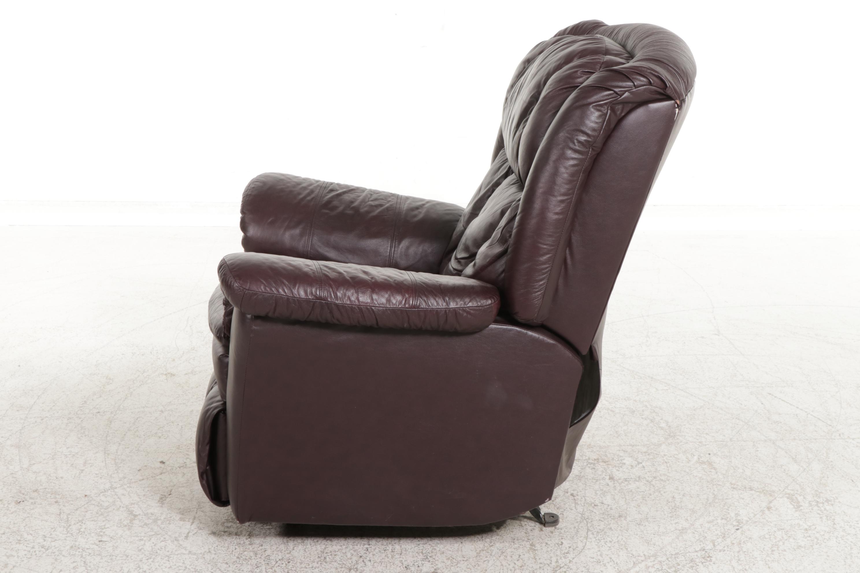 Lane Furniture Leather Manual Reclining Armchair