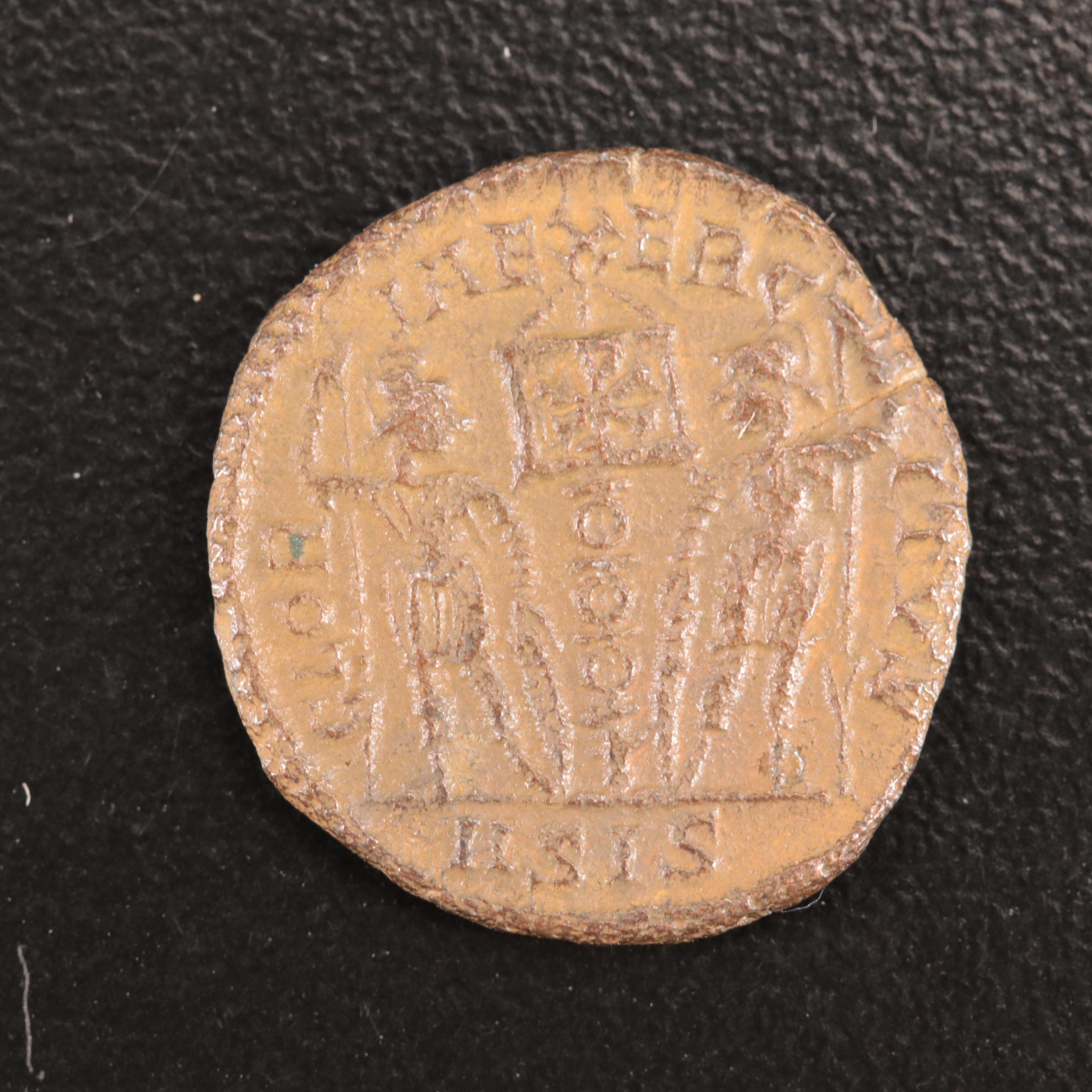 Ancient Roman Imperial AE4 Coin of Constantine I, "The Great", ca. 307 AD