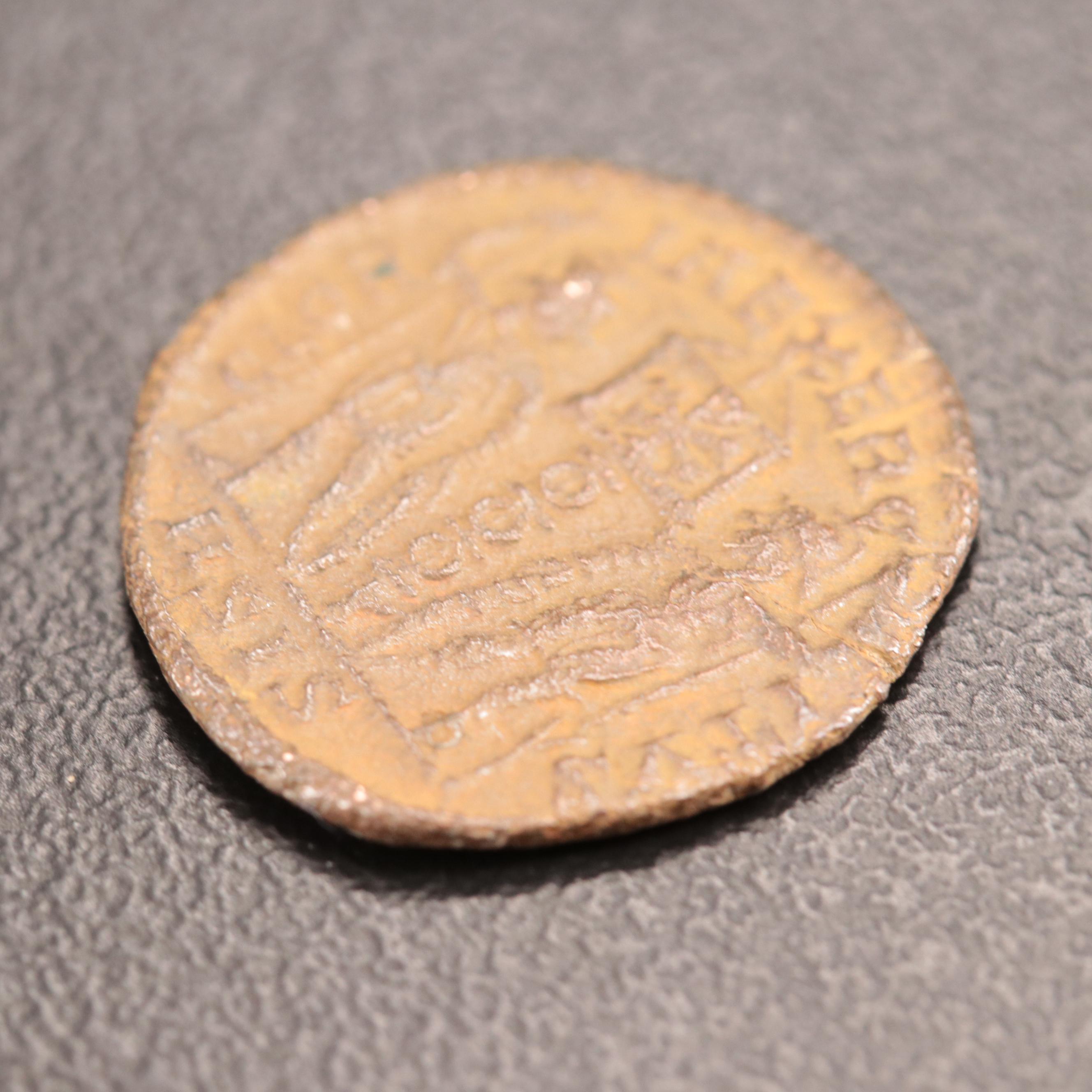 Ancient Roman Imperial AE4 Coin of Constantine I, "The Great", ca. 307 AD