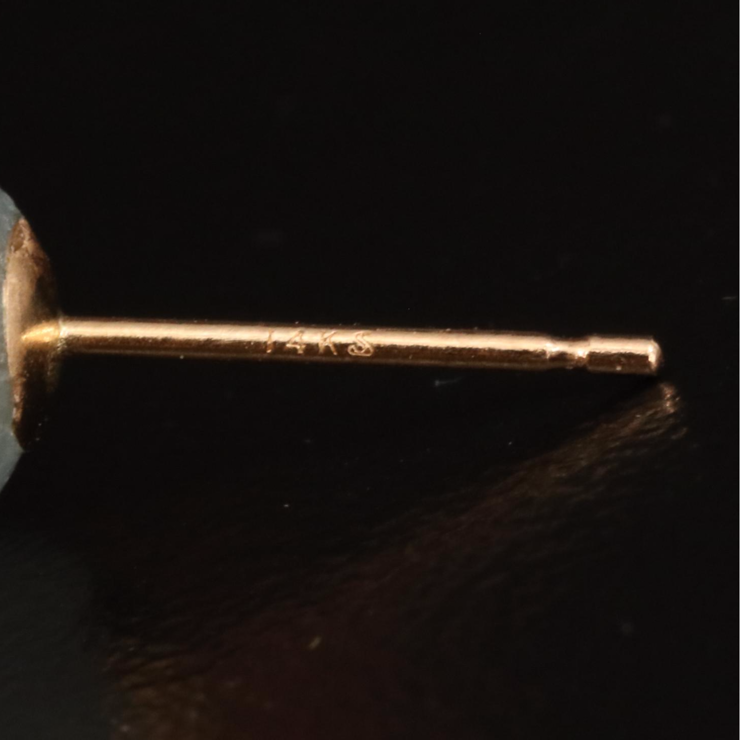 14K Aquamarine and Opal Stud Earrings