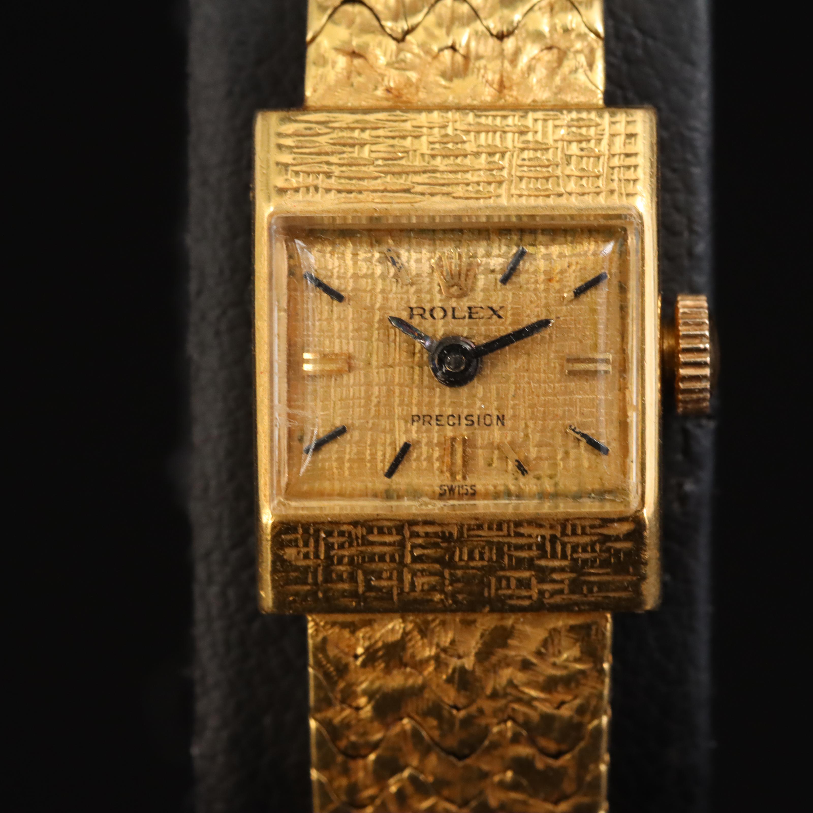 18K Vintage Rolex Stem Wind Watch